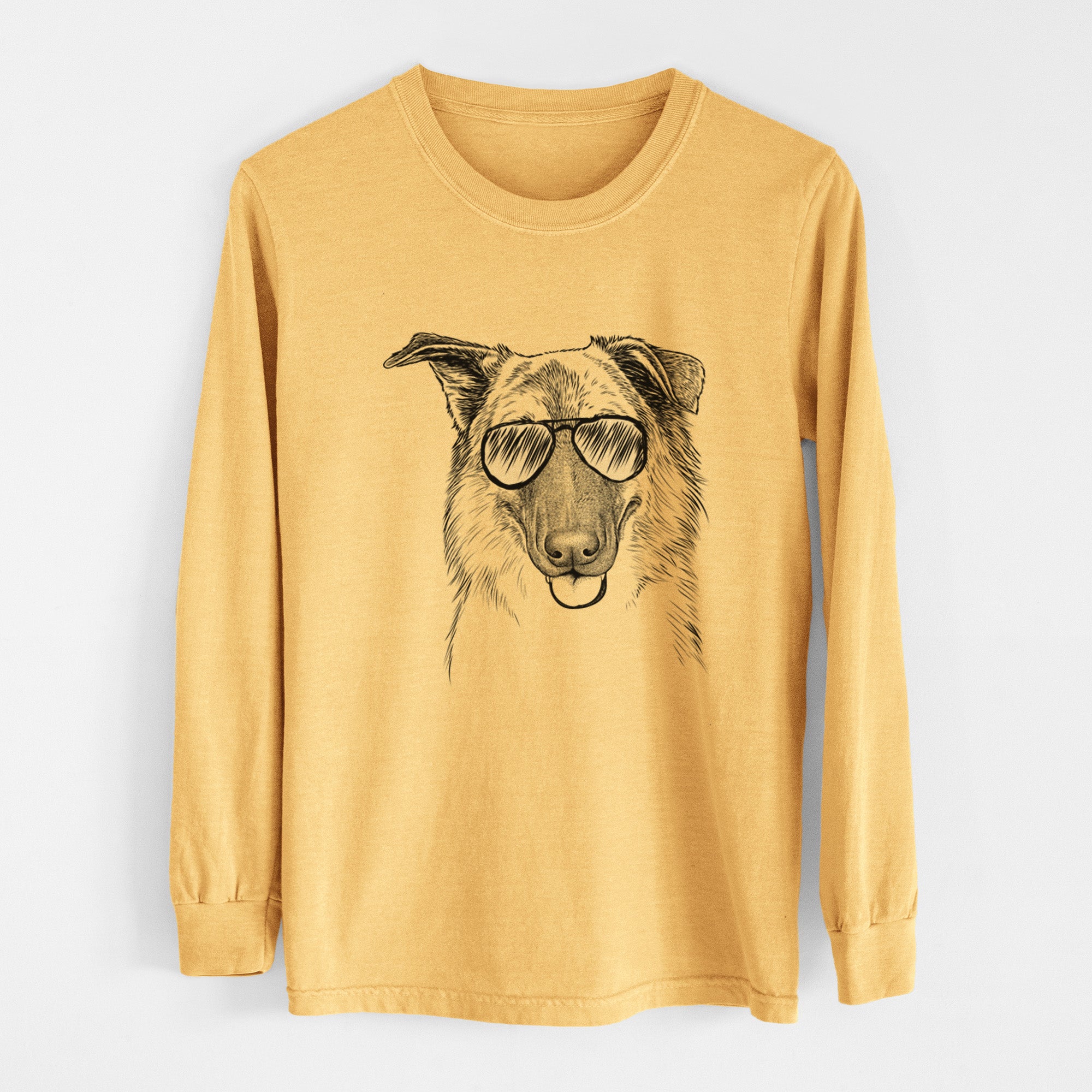 Aviators Henry the German Shepherd - Heavyweight 100% Cotton Long Sleeve