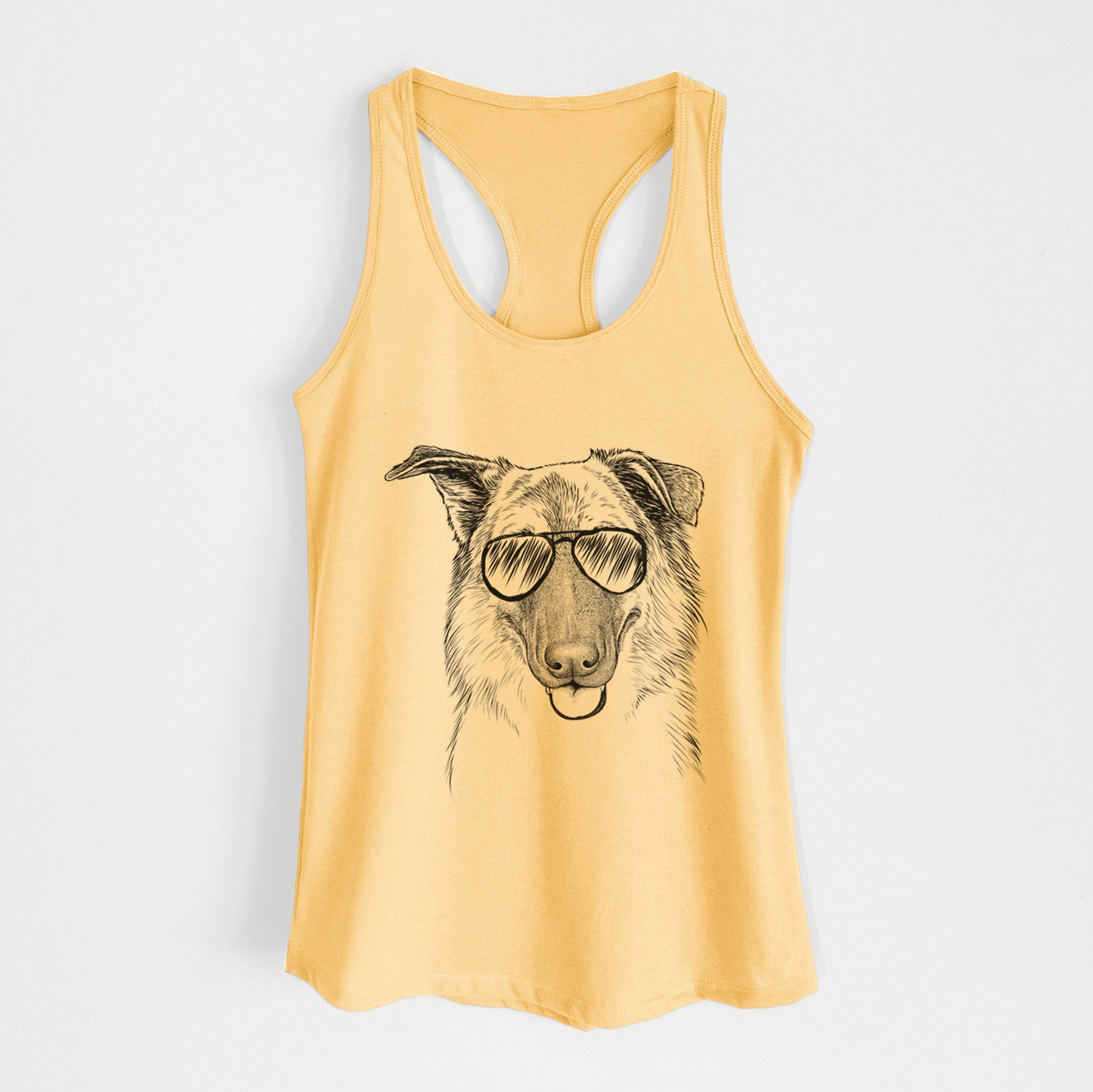 Henry the German Shepherd - Women's Racerback Tanktop