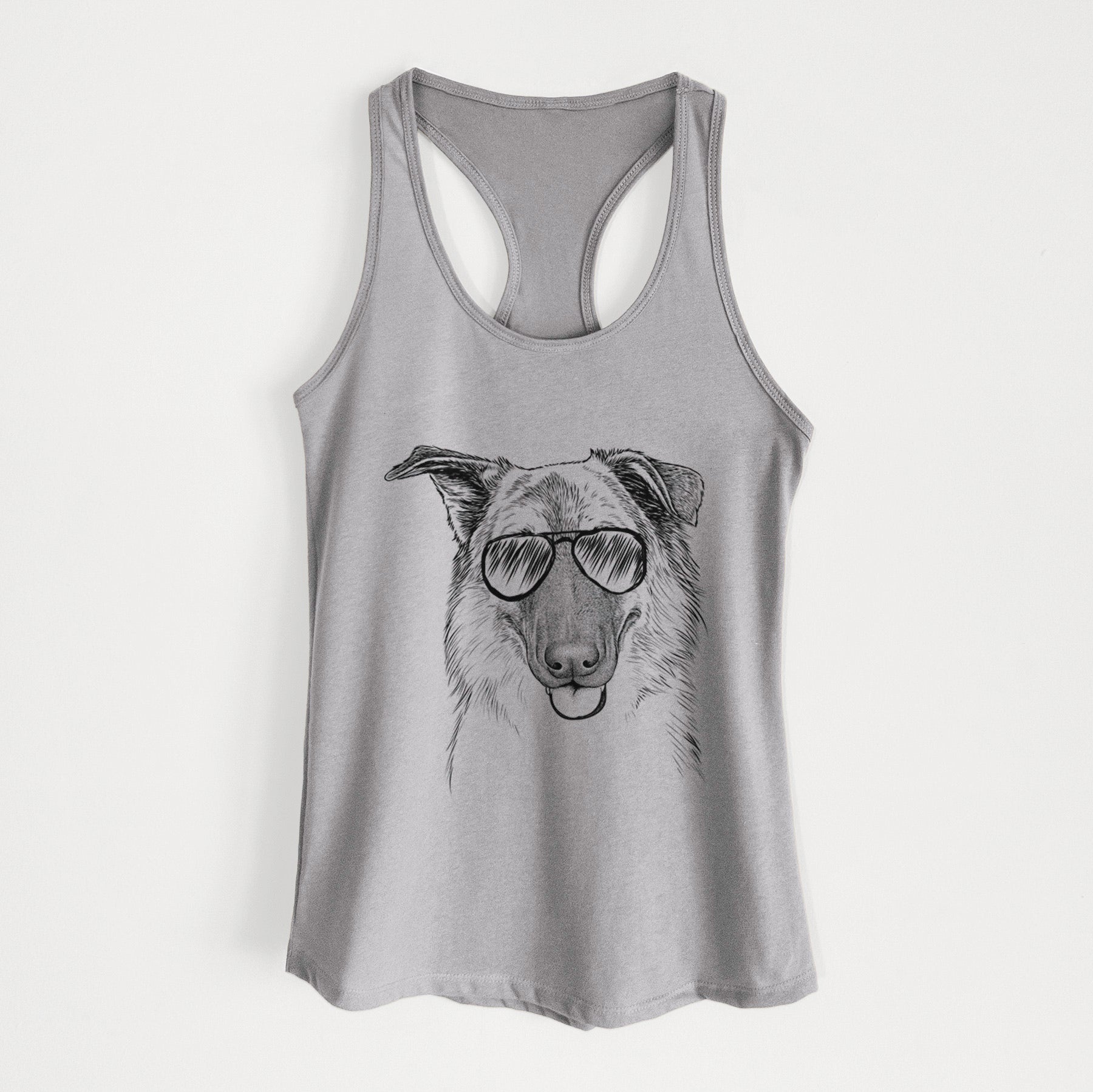 Henry the German Shepherd - Women's Racerback Tanktop