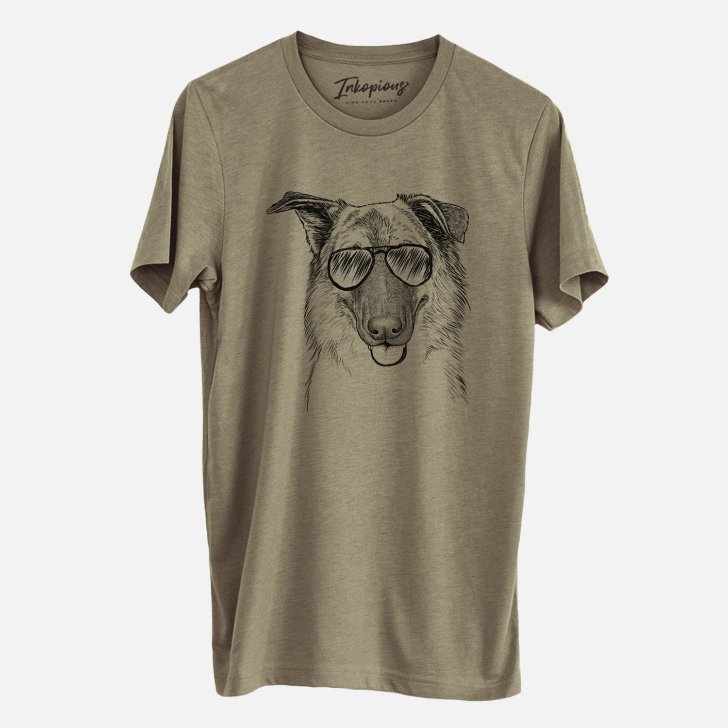 Aviator Henry the German Shepherd - Unisex Crewneck