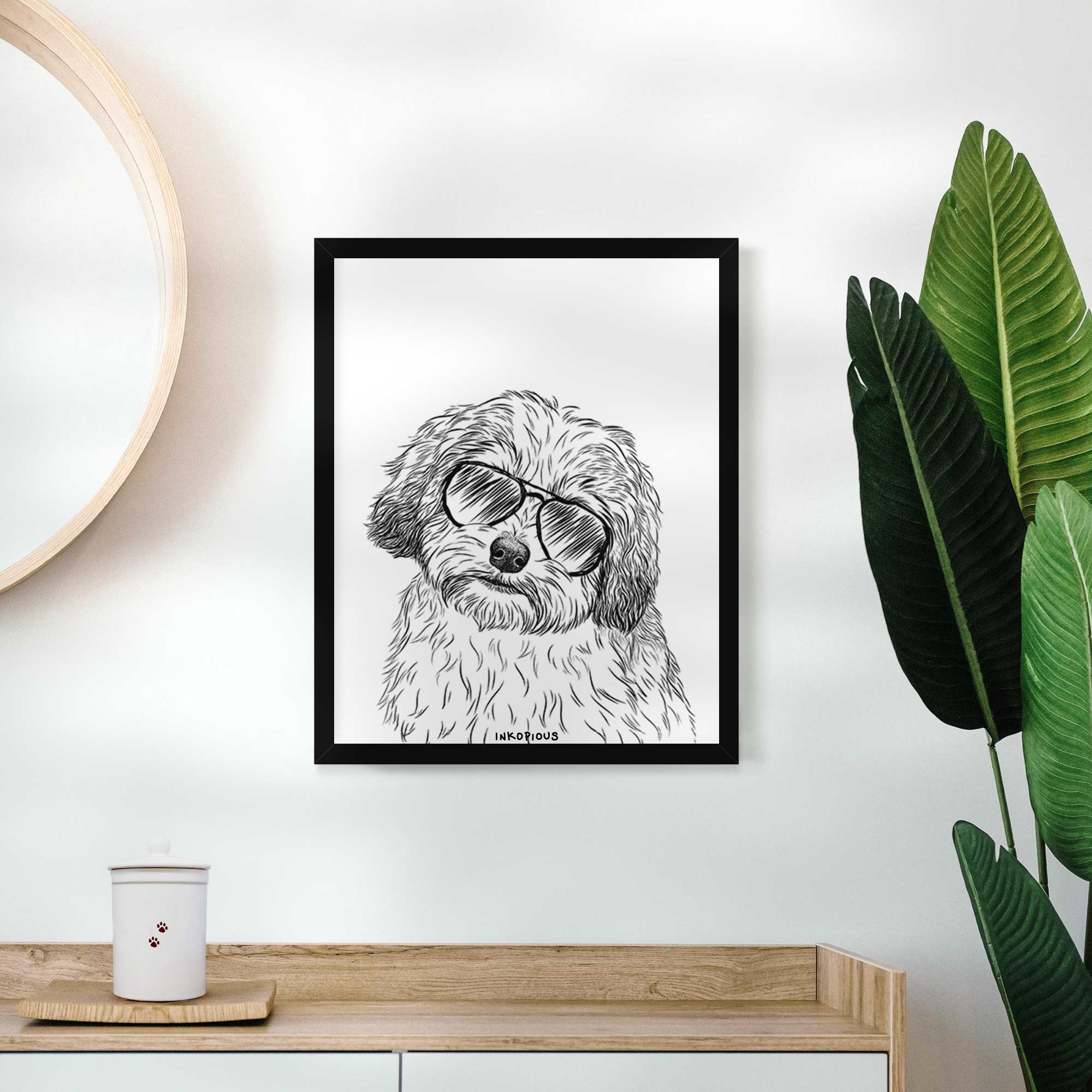 Henry the Havanese Art Print