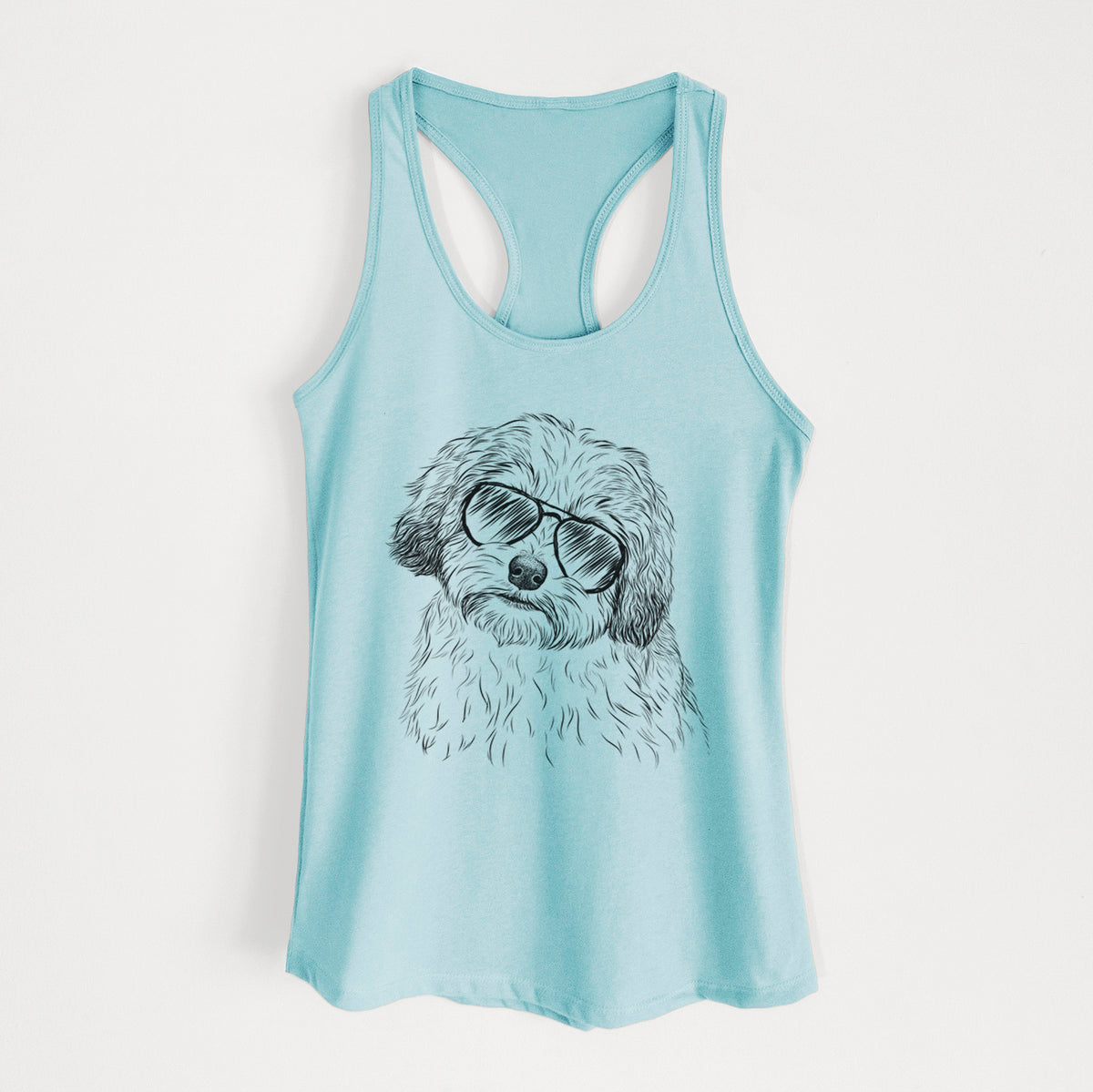 Henry the Havanese - Women's Racerback Tanktop