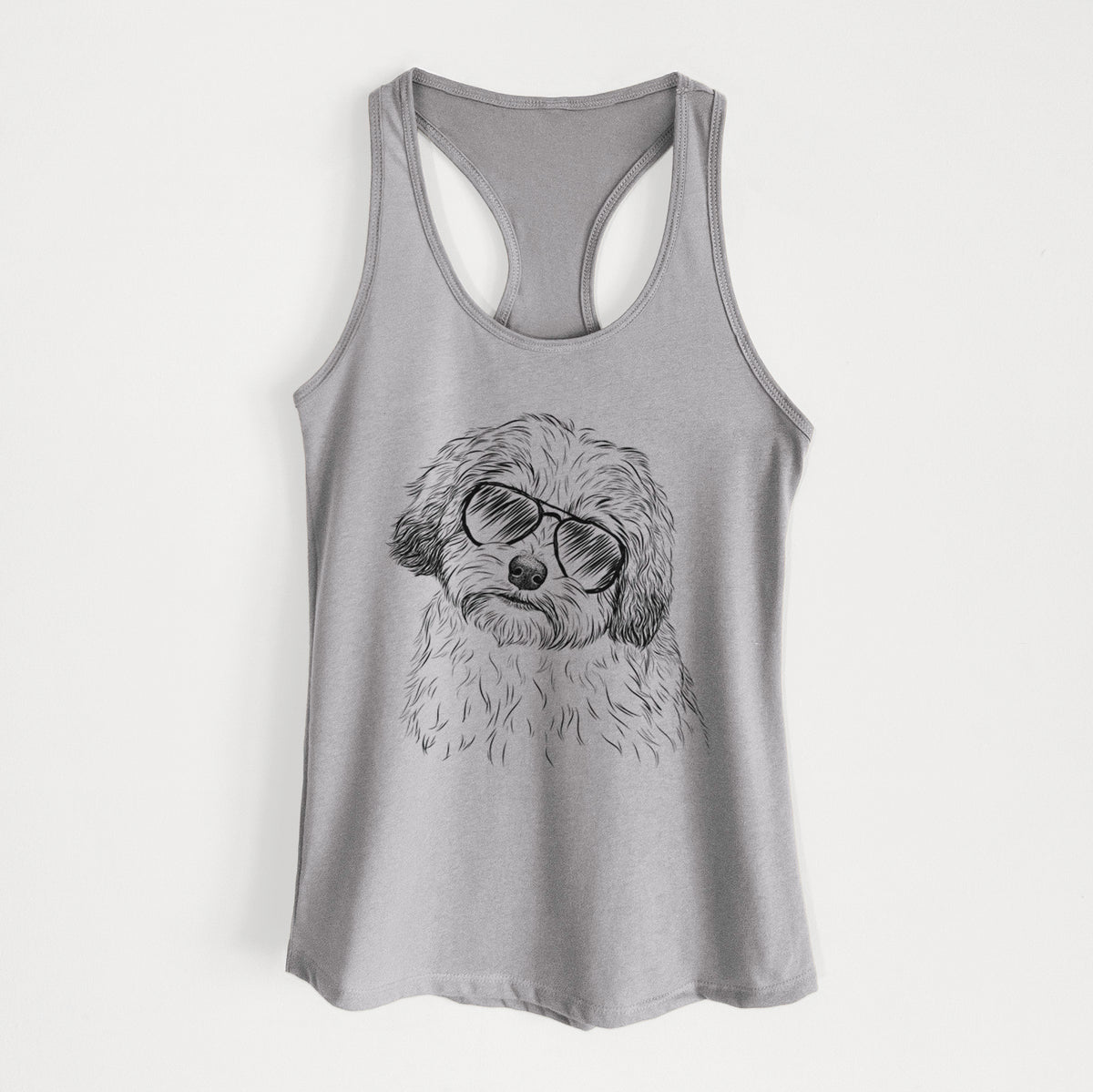 Henry the Havanese - Women's Racerback Tanktop