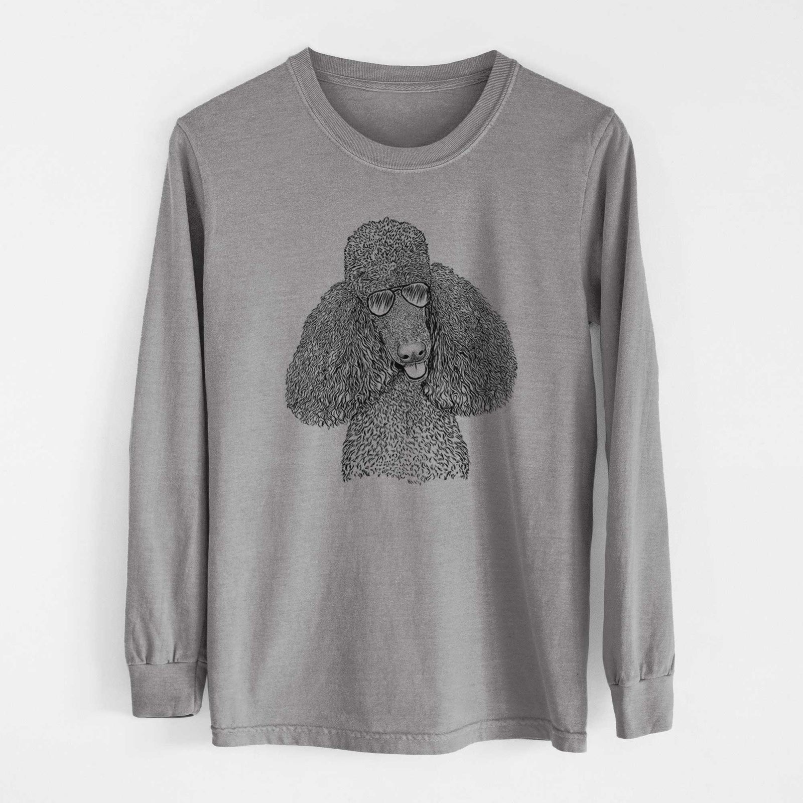 Aviators Henry the Standard Poodle - Heavyweight 100% Cotton Long Sleeve