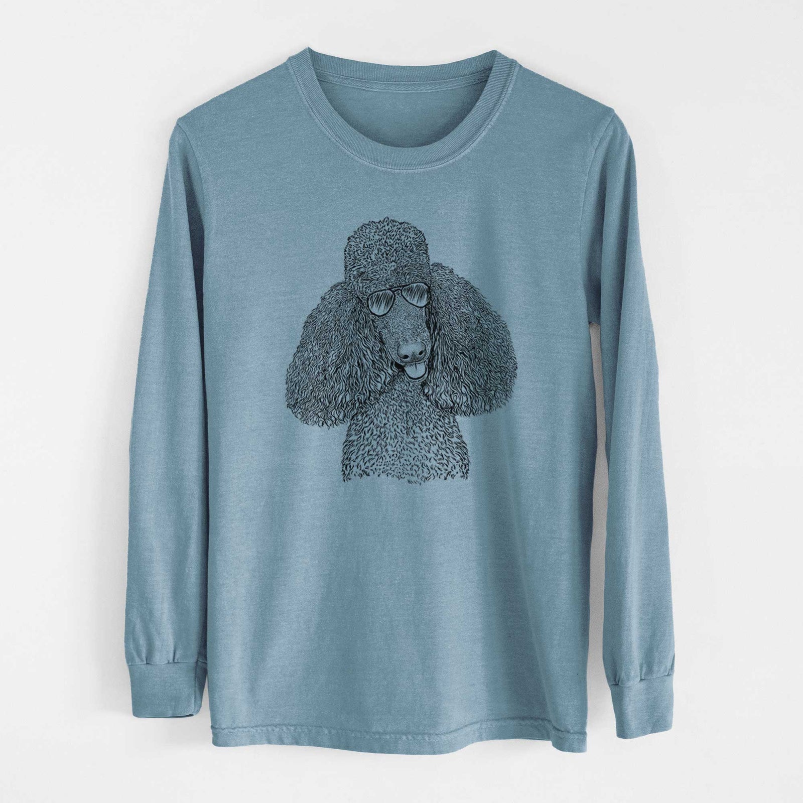 Aviators Henry the Standard Poodle - Heavyweight 100% Cotton Long Sleeve