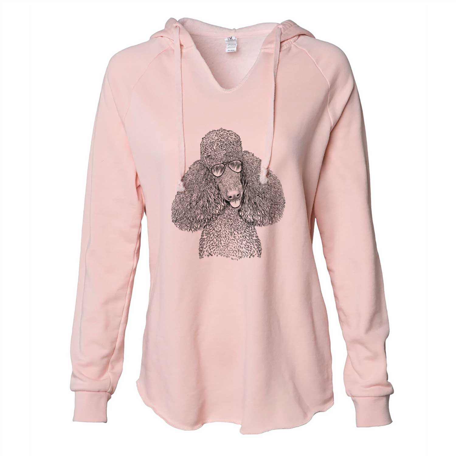 Henry the Standard Poodle - Cali Wave Hooded Sweatshirt