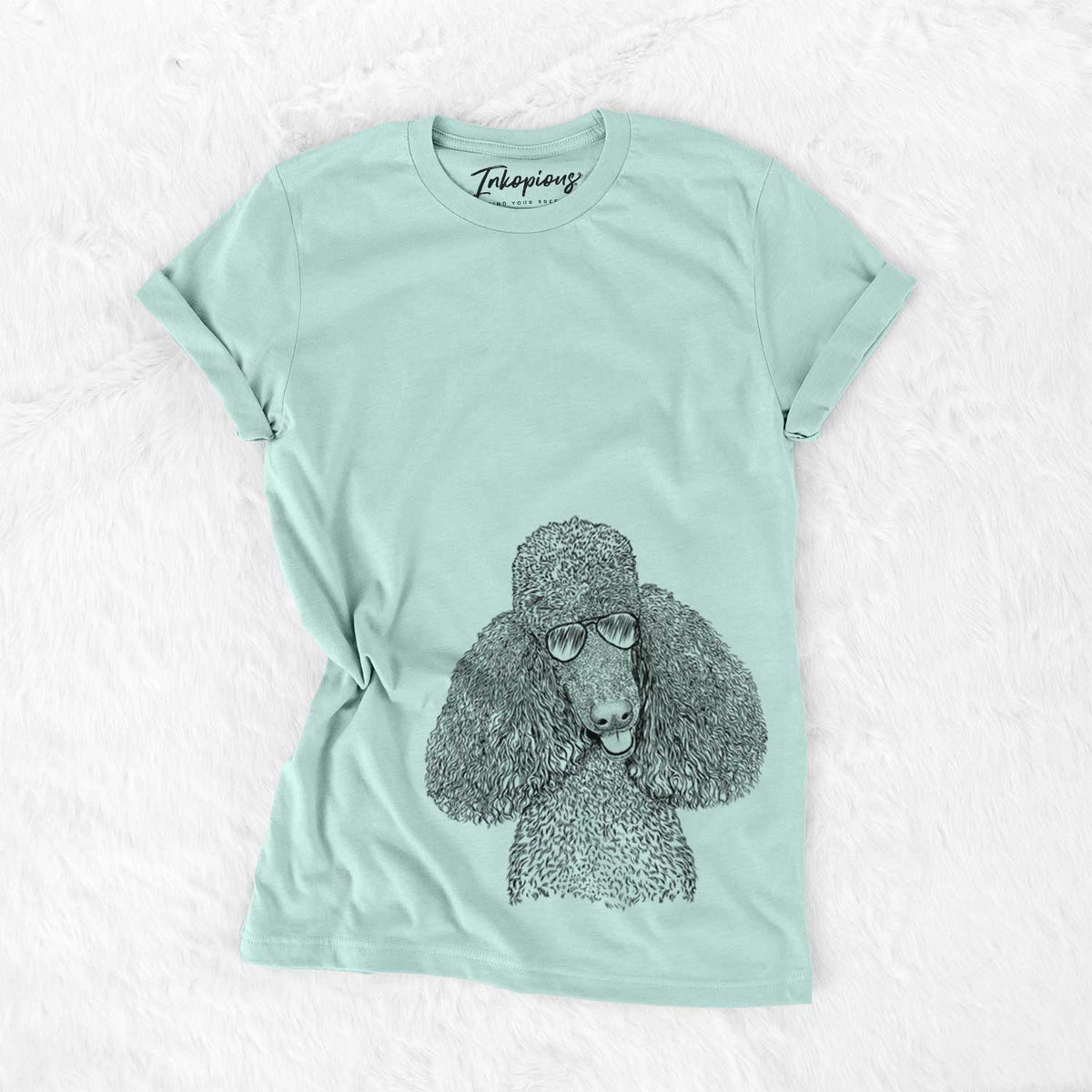 Aviator Henry the Standard Poodle - Unisex Crewneck