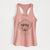 Henry the White Standard Poodle - Women's Racerback Tanktop