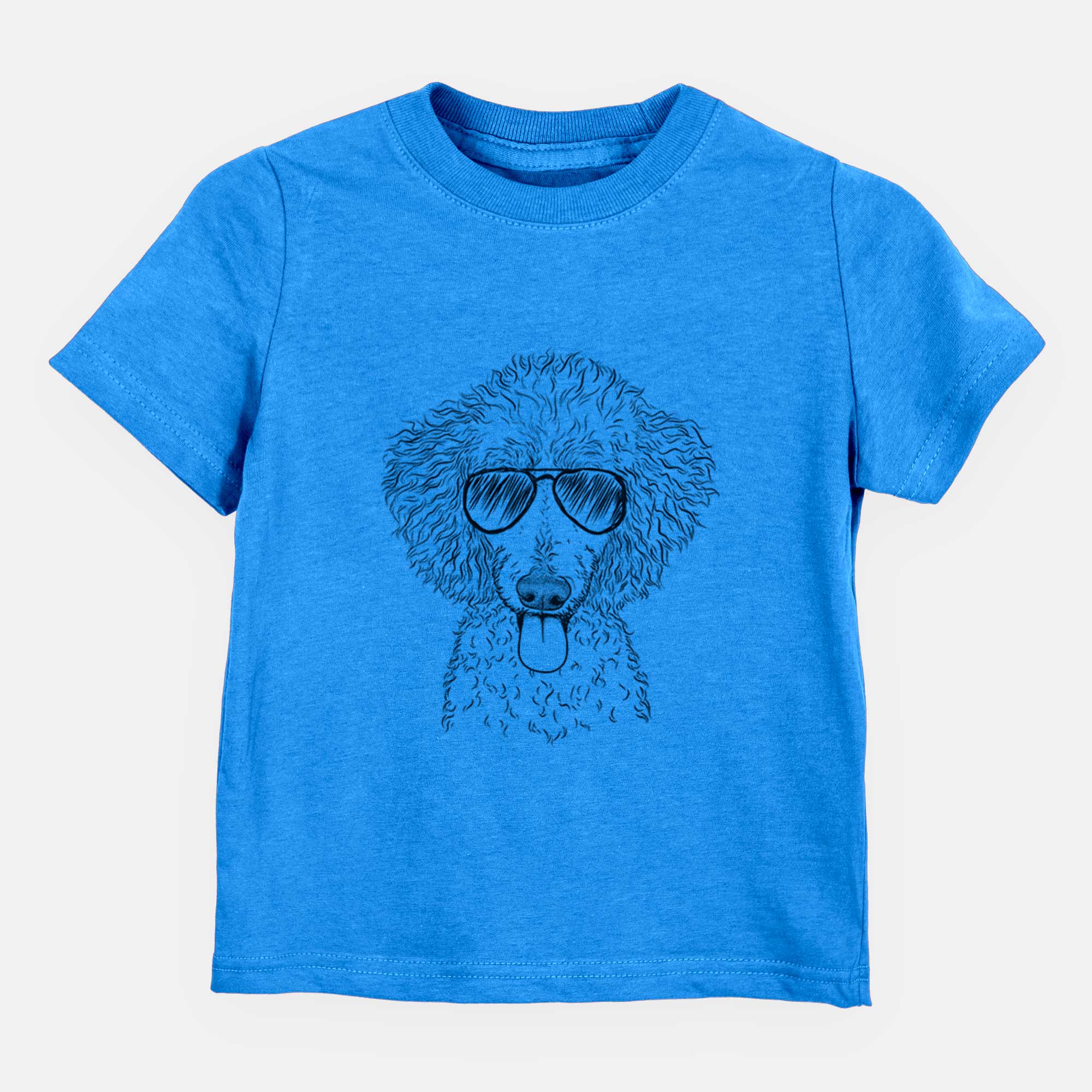 Aviator Henry the White Standard Poodle - Kids/Youth/Toddler Shirt