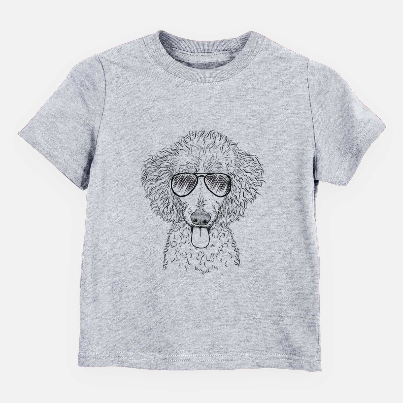 Aviator Henry the White Standard Poodle - Kids/Youth/Toddler Shirt