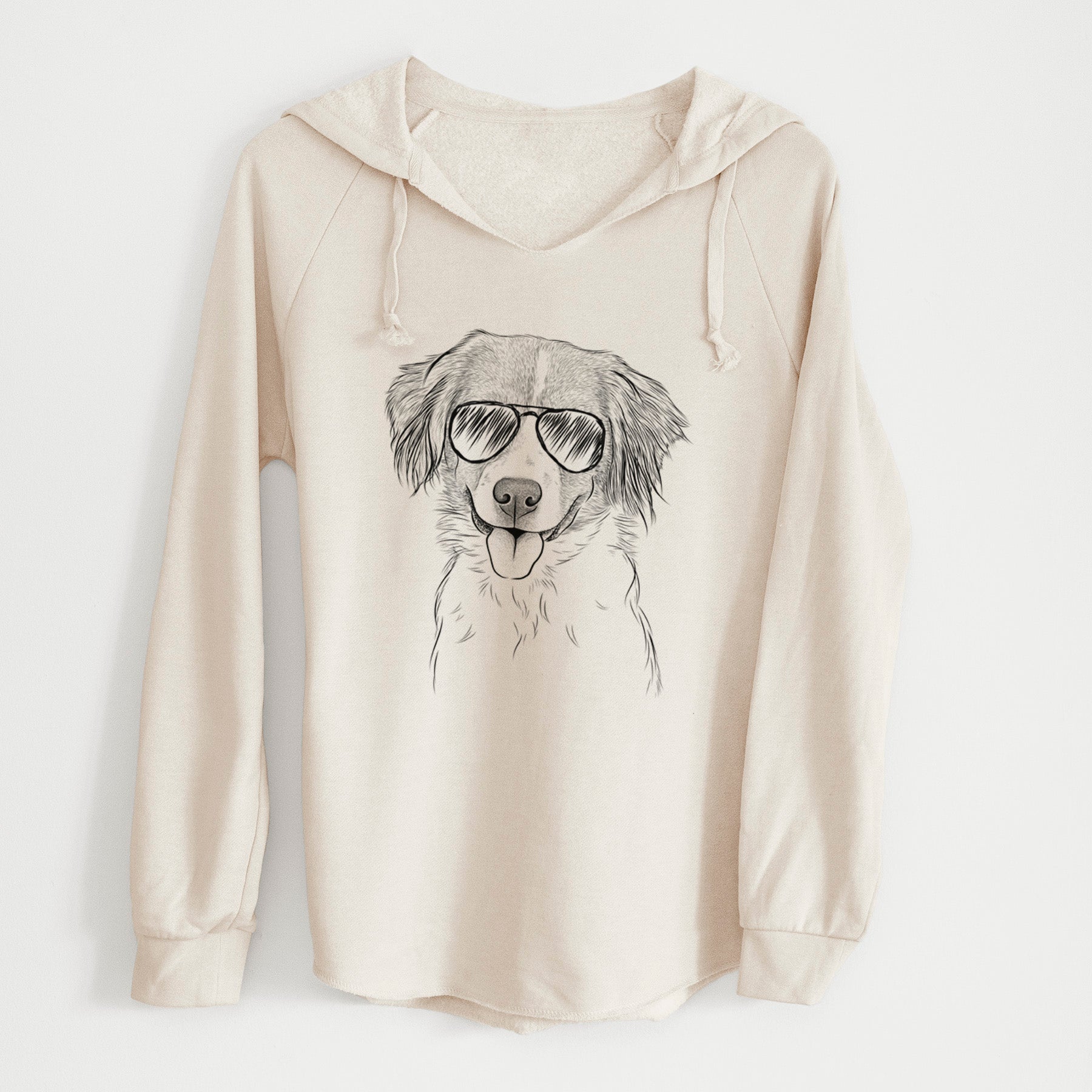 Aviator Hercules the Nederlandse Kooikerhondje - Cali Wave Hooded Sweatshirt