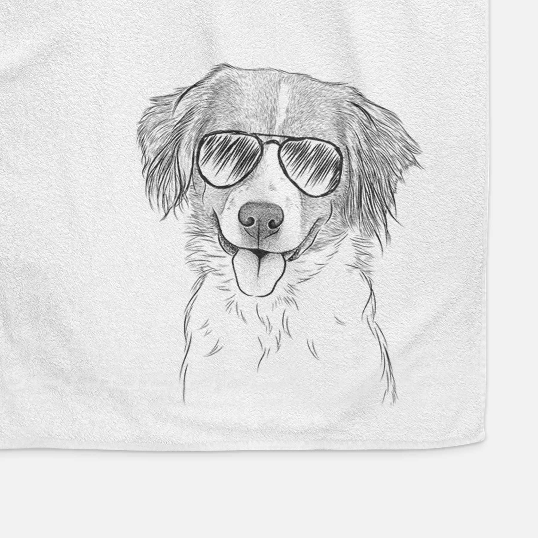 Hercules the Nederlandse Kooikerhondje Decorative Hand Towel