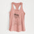 Higgins the Pug - Women's Racerback Tanktop