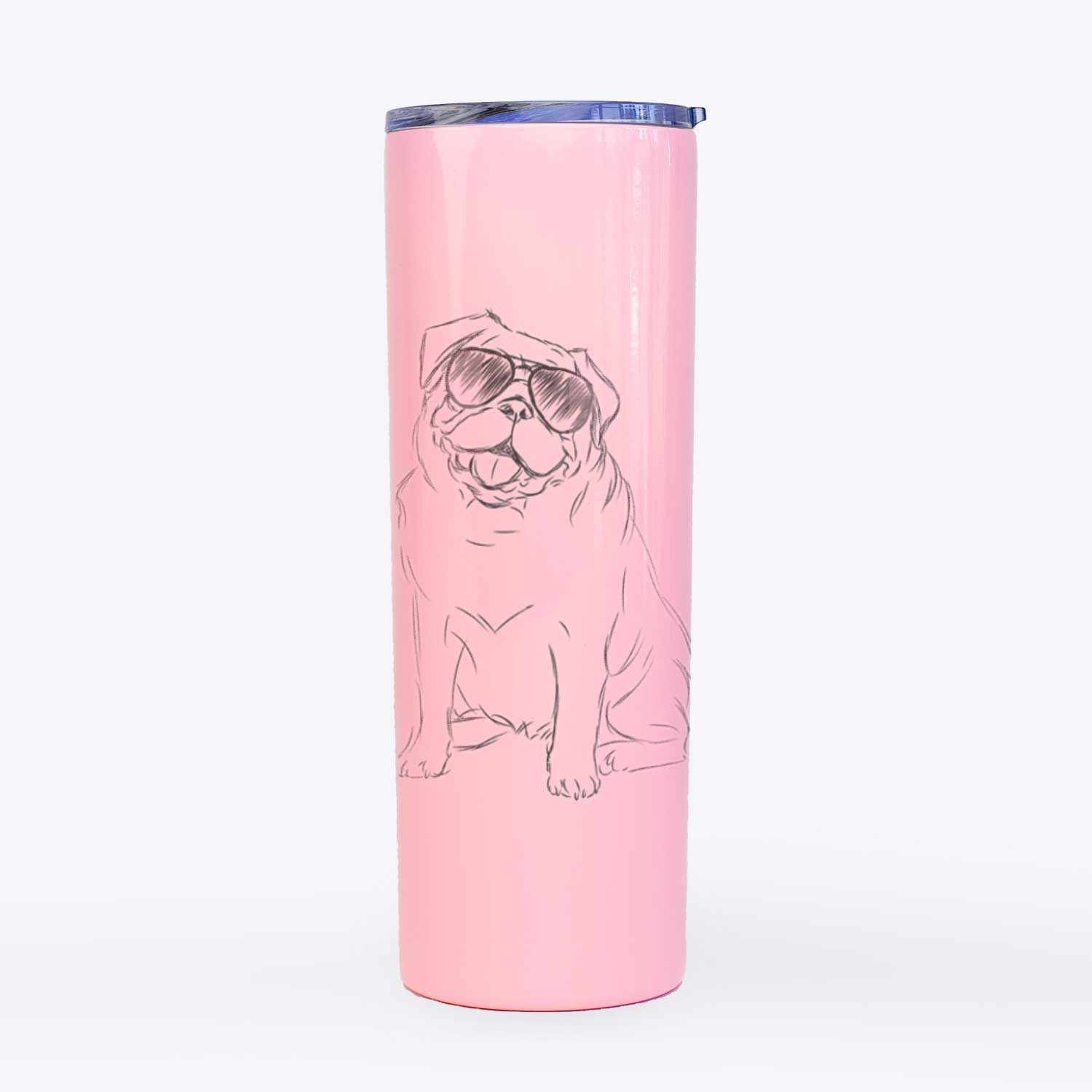 Higgins the Pug - 20oz Skinny Tumbler