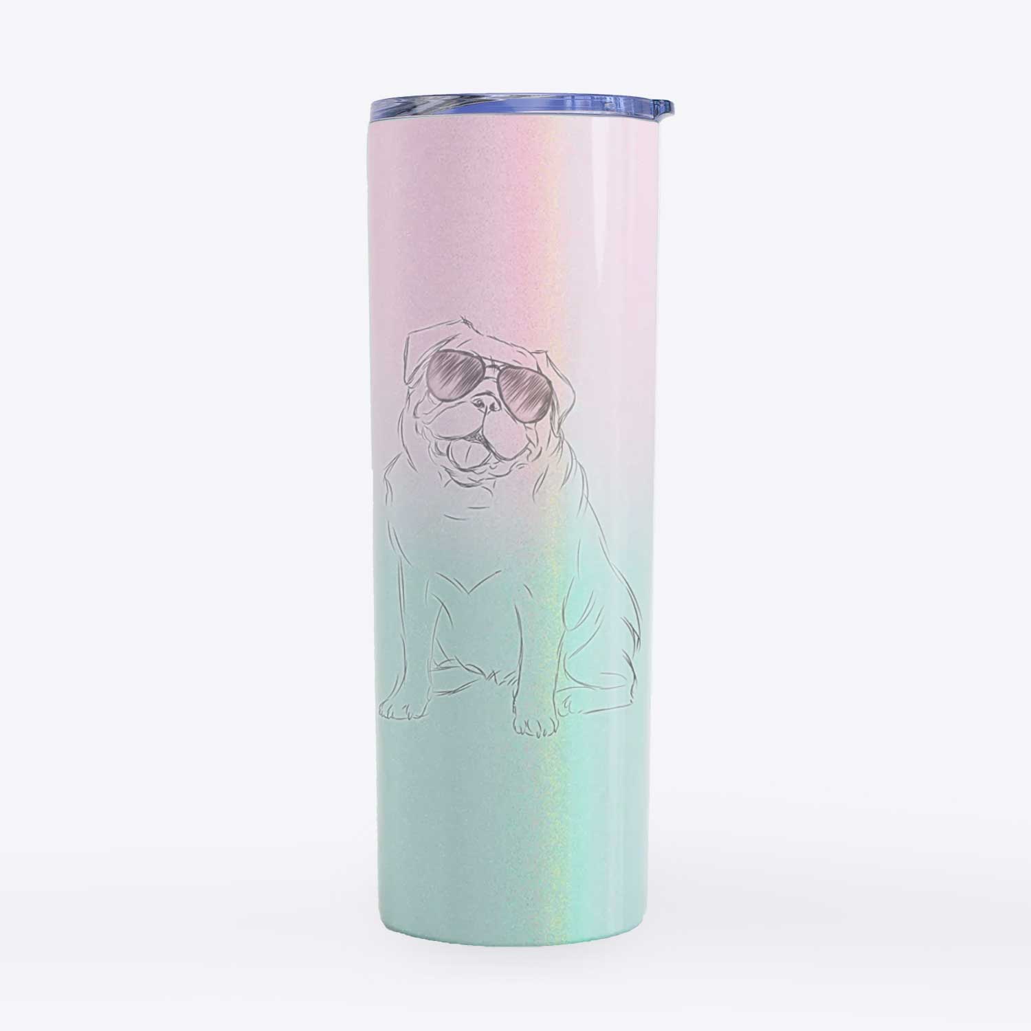 Higgins the Pug - 20oz Skinny Tumbler