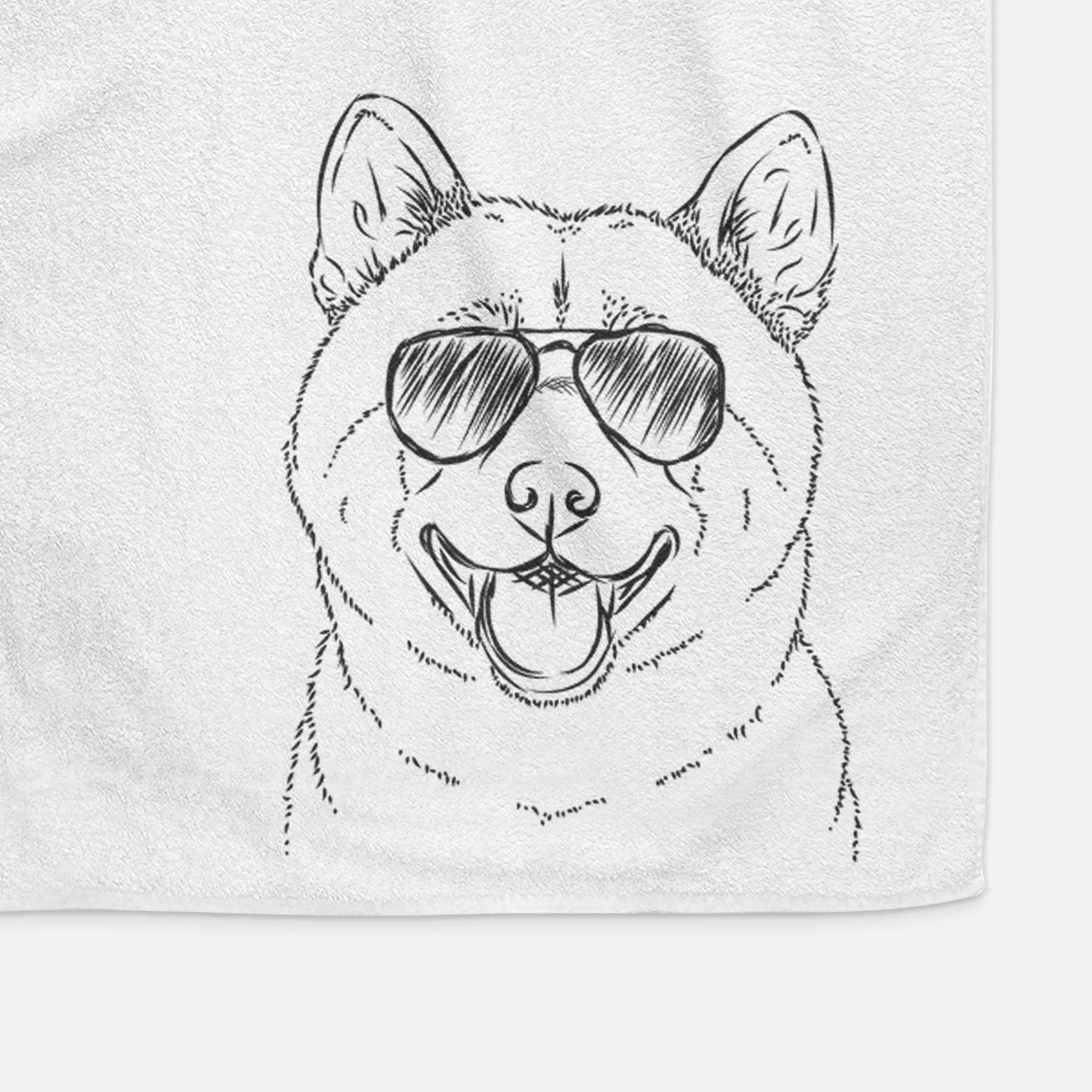 Hiro the Shiba Inu Decorative Hand Towel