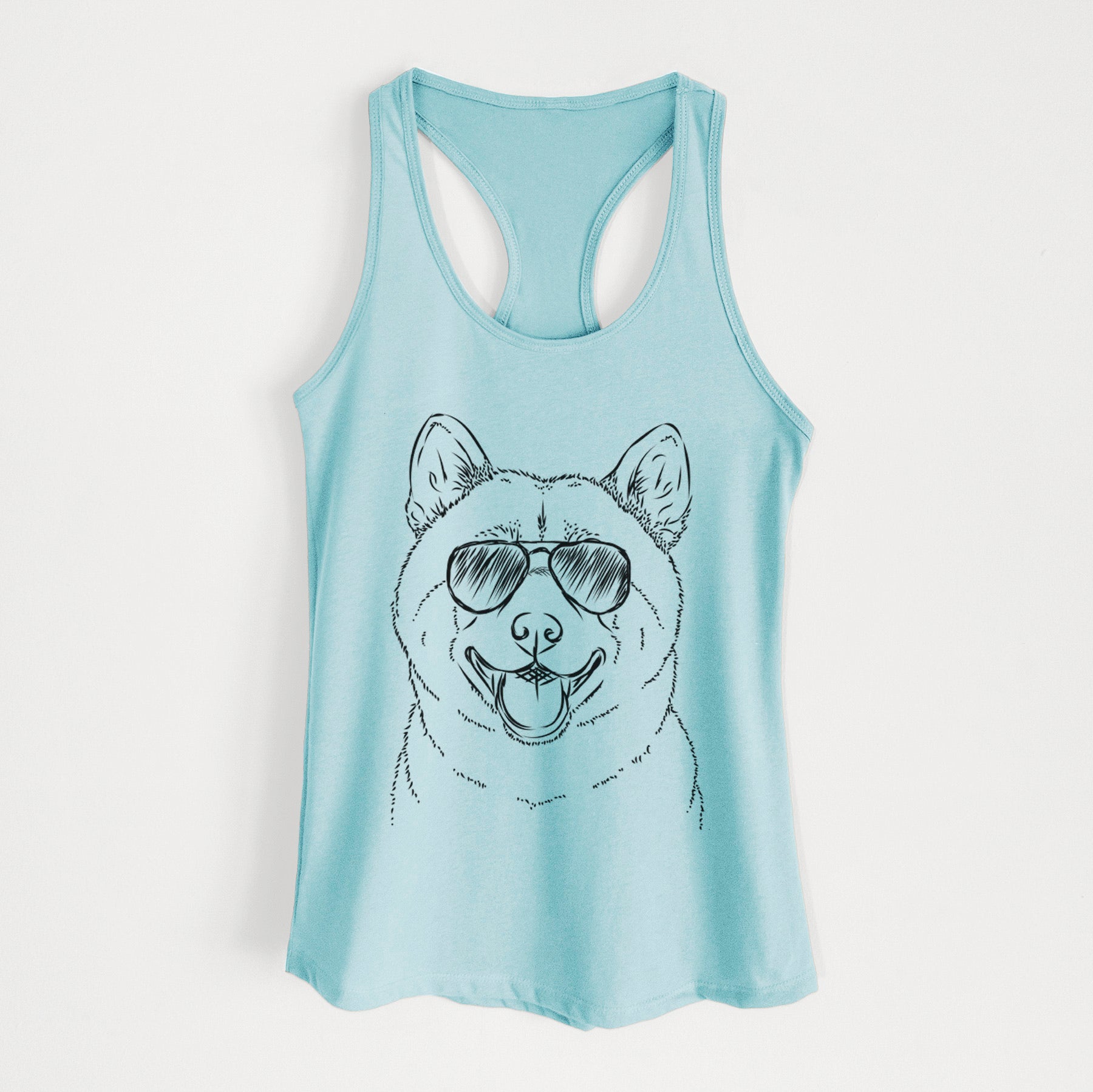 Hiro the Shiba Inu - Women's Racerback Tanktop