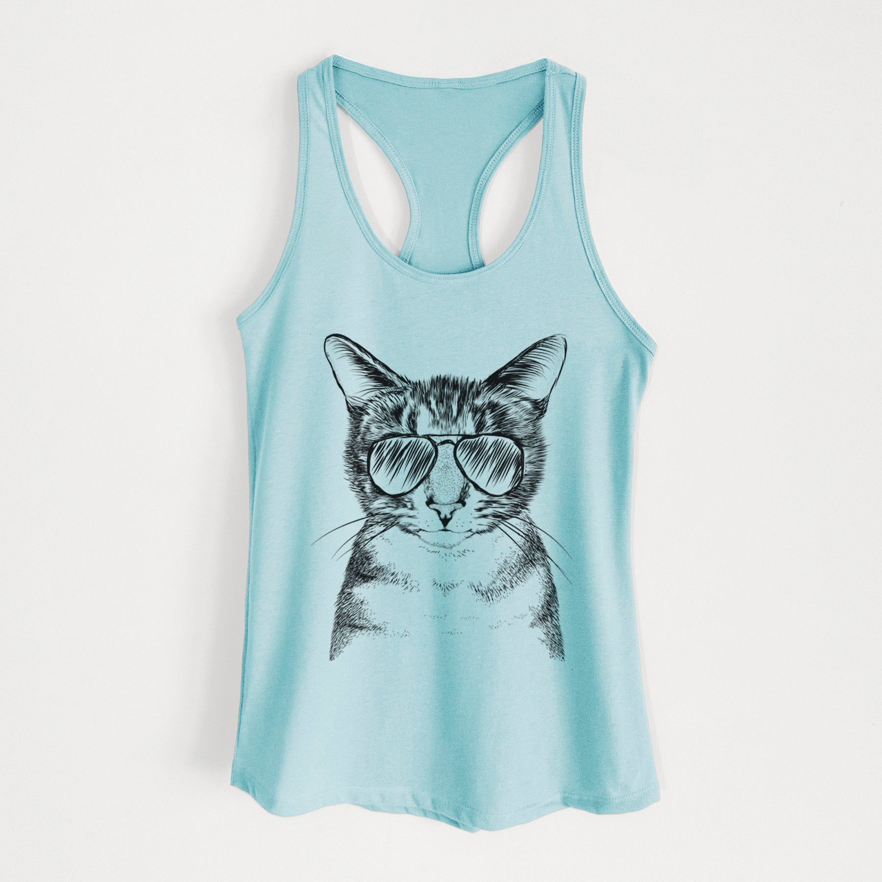 Hobbes the Tabby Cat - Women's Racerback Tanktop