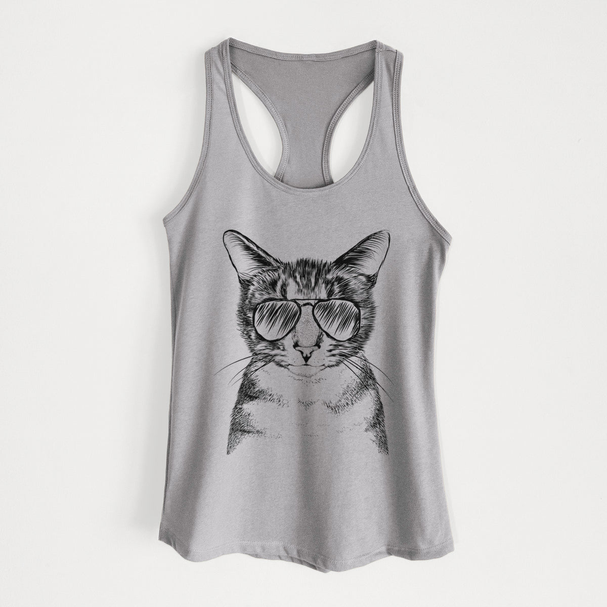 Hobbes the Tabby Cat - Women's Racerback Tanktop