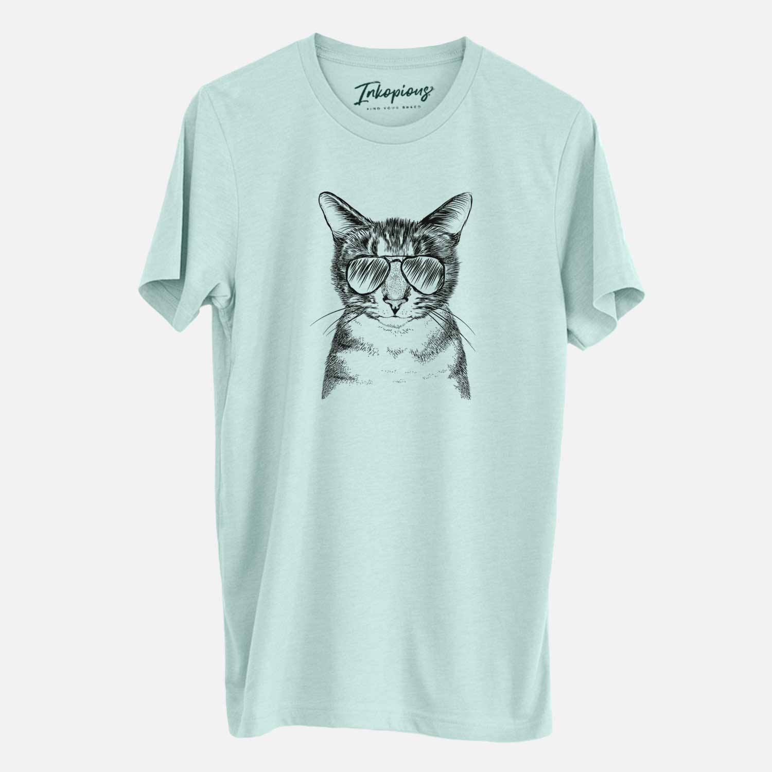 Aviator Hobbes the Tabby Cat - Unisex Crewneck