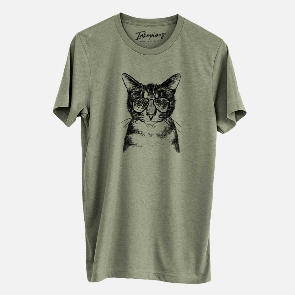 Aviator Hobbes the Tabby Cat - Unisex Crewneck
