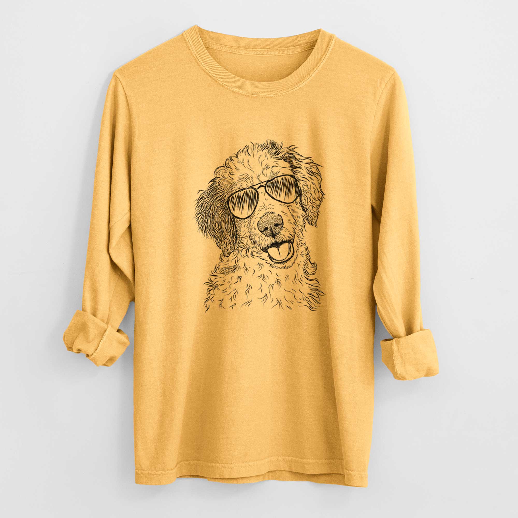 Aviators Hoge the Aussiedoodle - Heavyweight 100% Cotton Long Sleeve