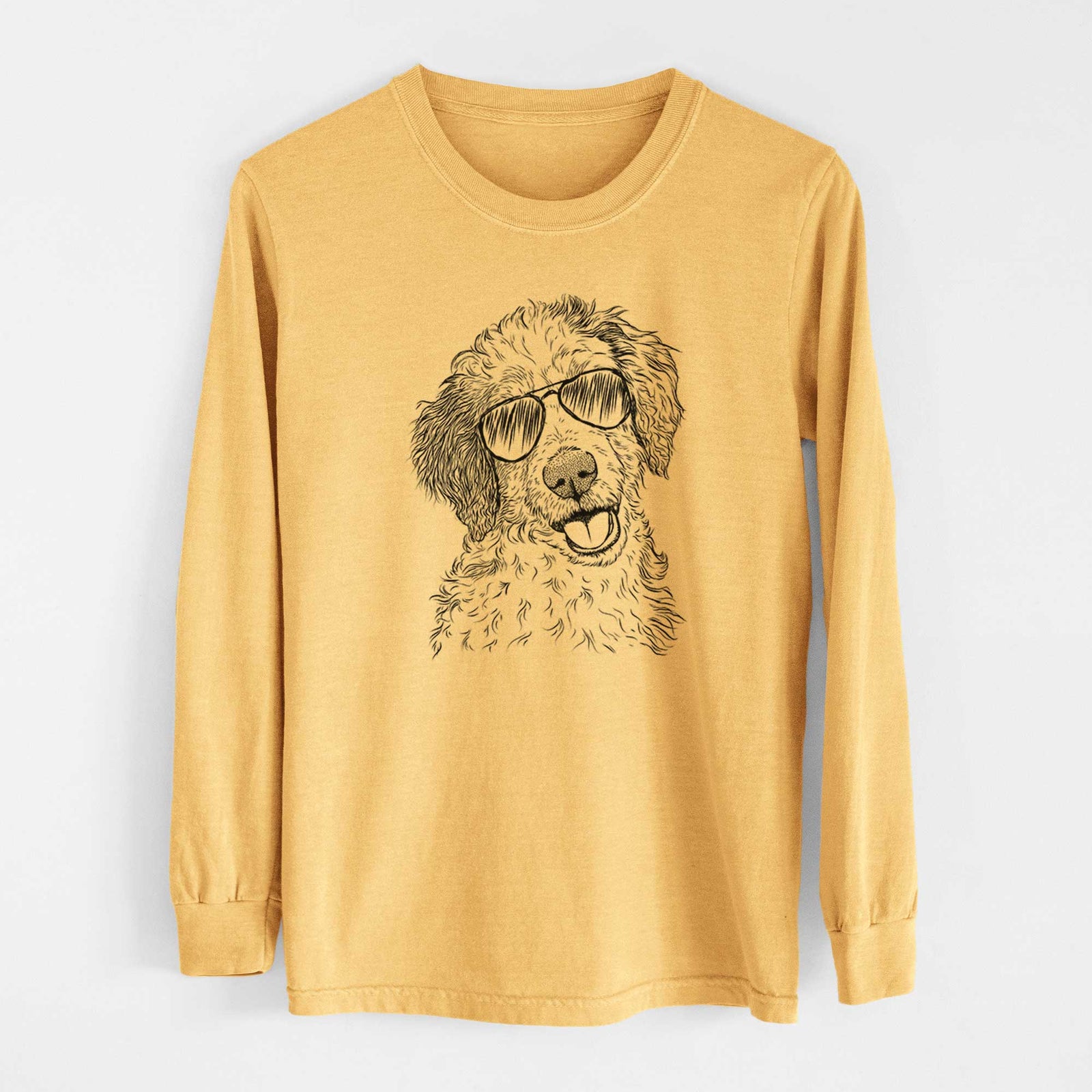 Aviators Hoge the Aussiedoodle - Heavyweight 100% Cotton Long Sleeve