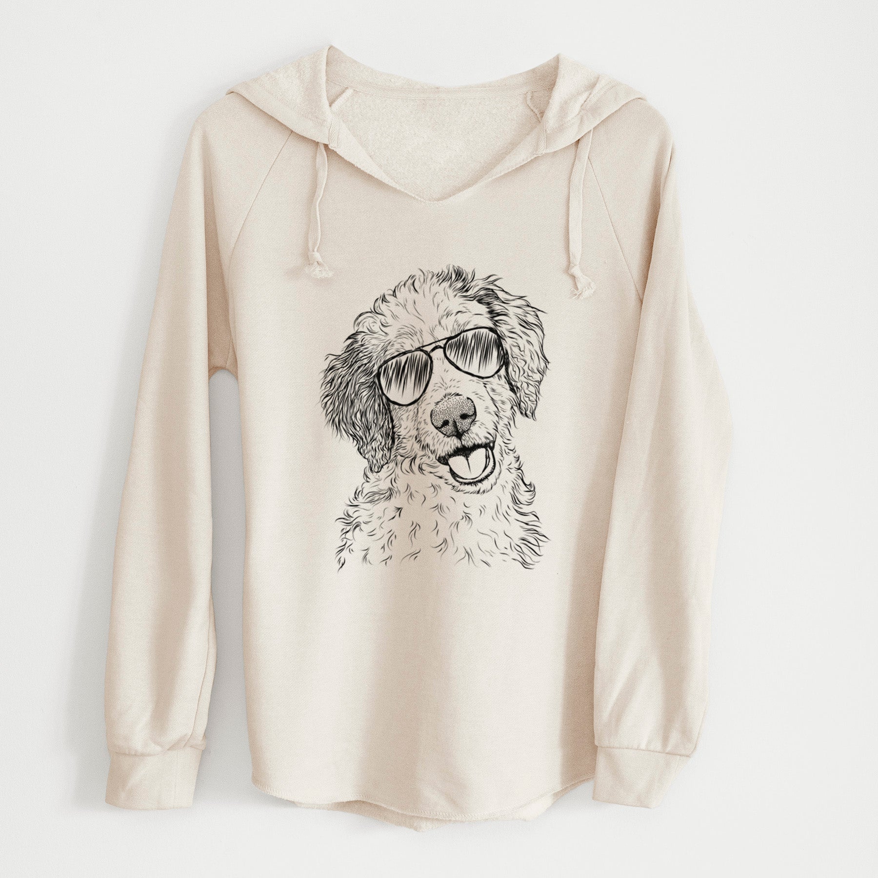 Aviator Hoge the Aussiedoodle - Cali Wave Hooded Sweatshirt