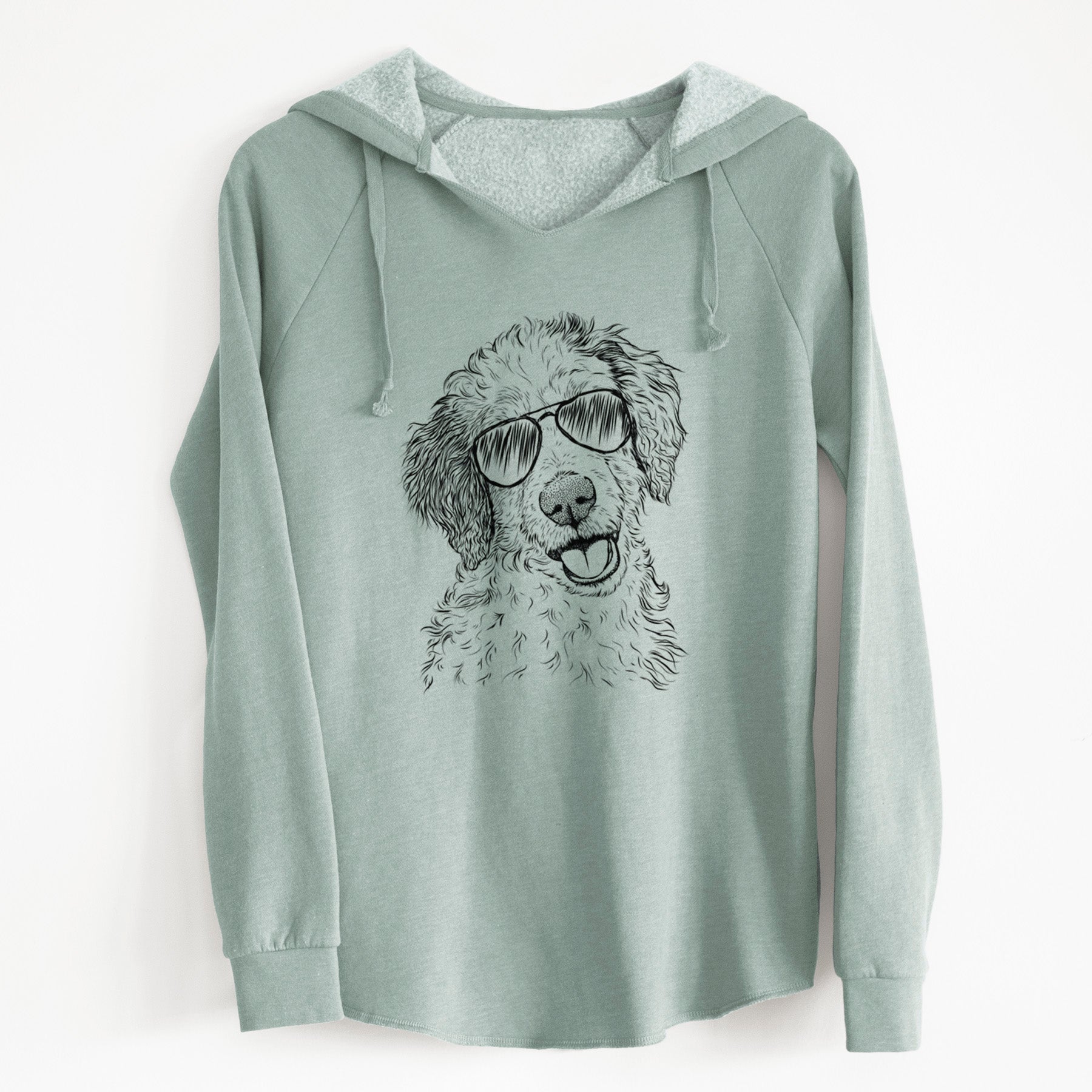 Aviator Hoge the Aussiedoodle - Cali Wave Hooded Sweatshirt