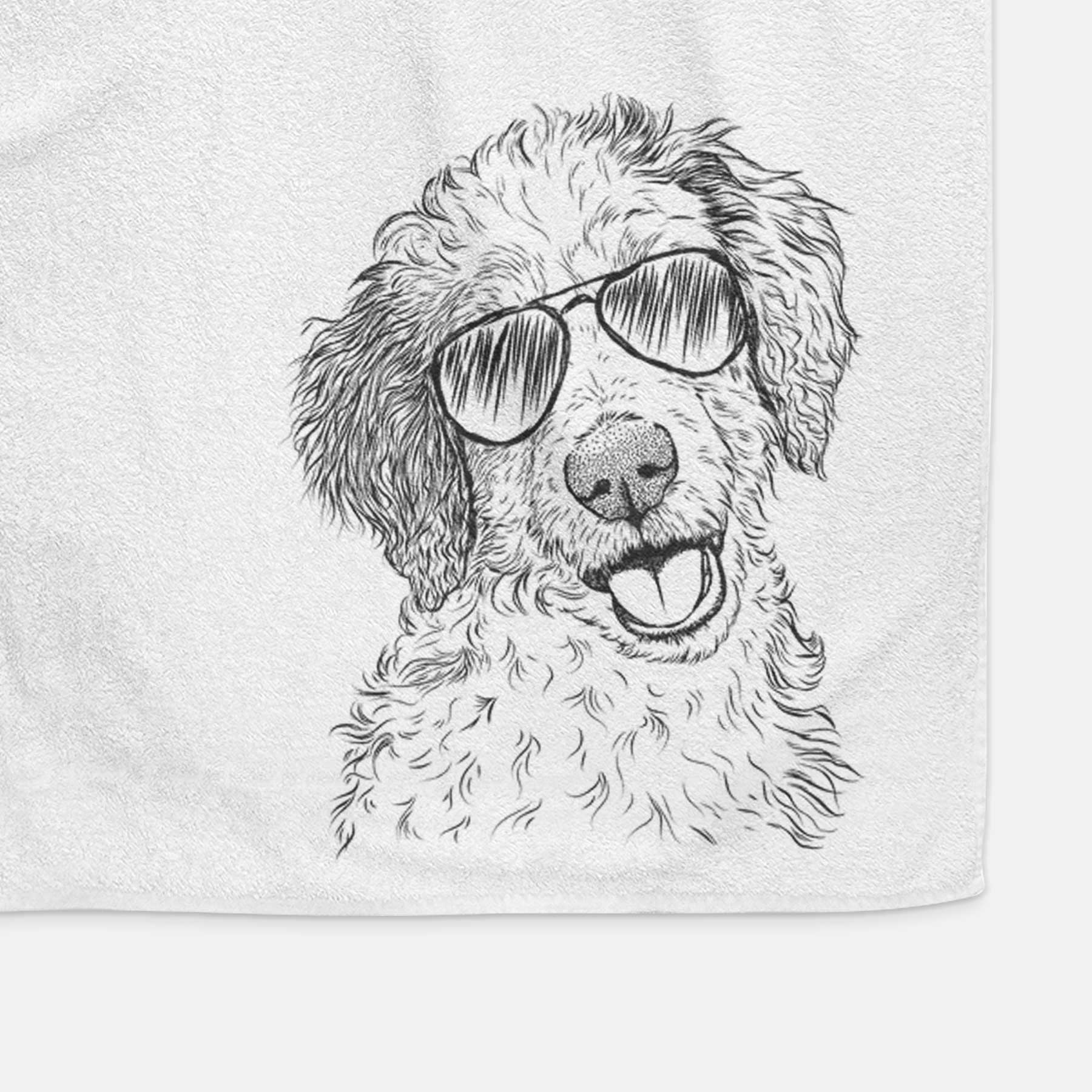 Hoge the Aussiedoodle Decorative Hand Towel