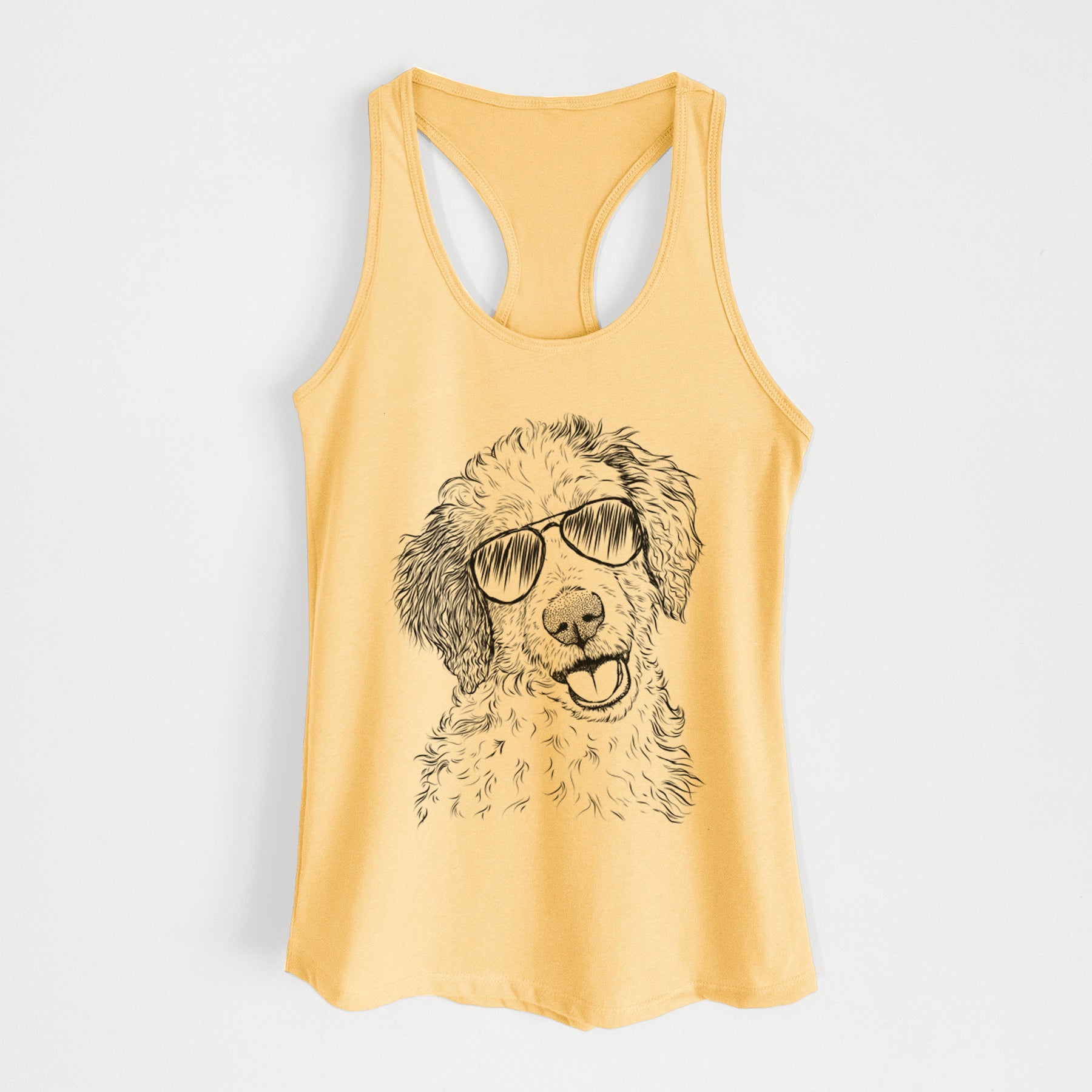 Hoge the Aussiedoodle - Women's Racerback Tanktop