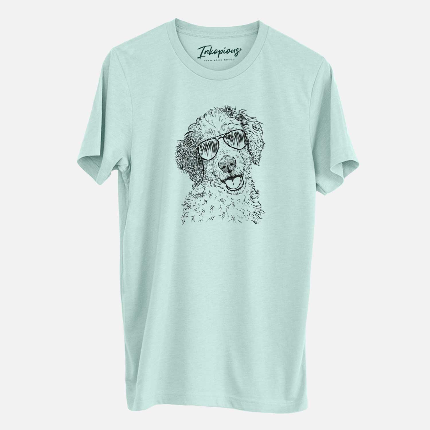 Aviator Hoge the Aussiedoodle - Unisex Crewneck