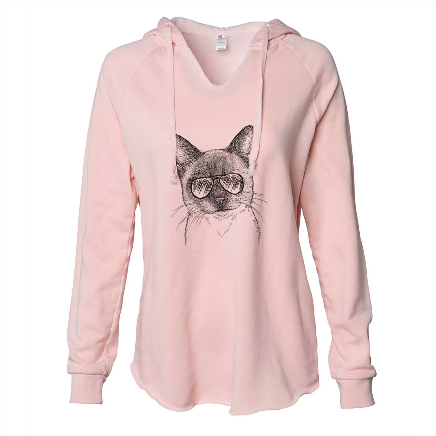 Hoggle the Siamese Cat - Cali Wave Hooded Sweatshirt