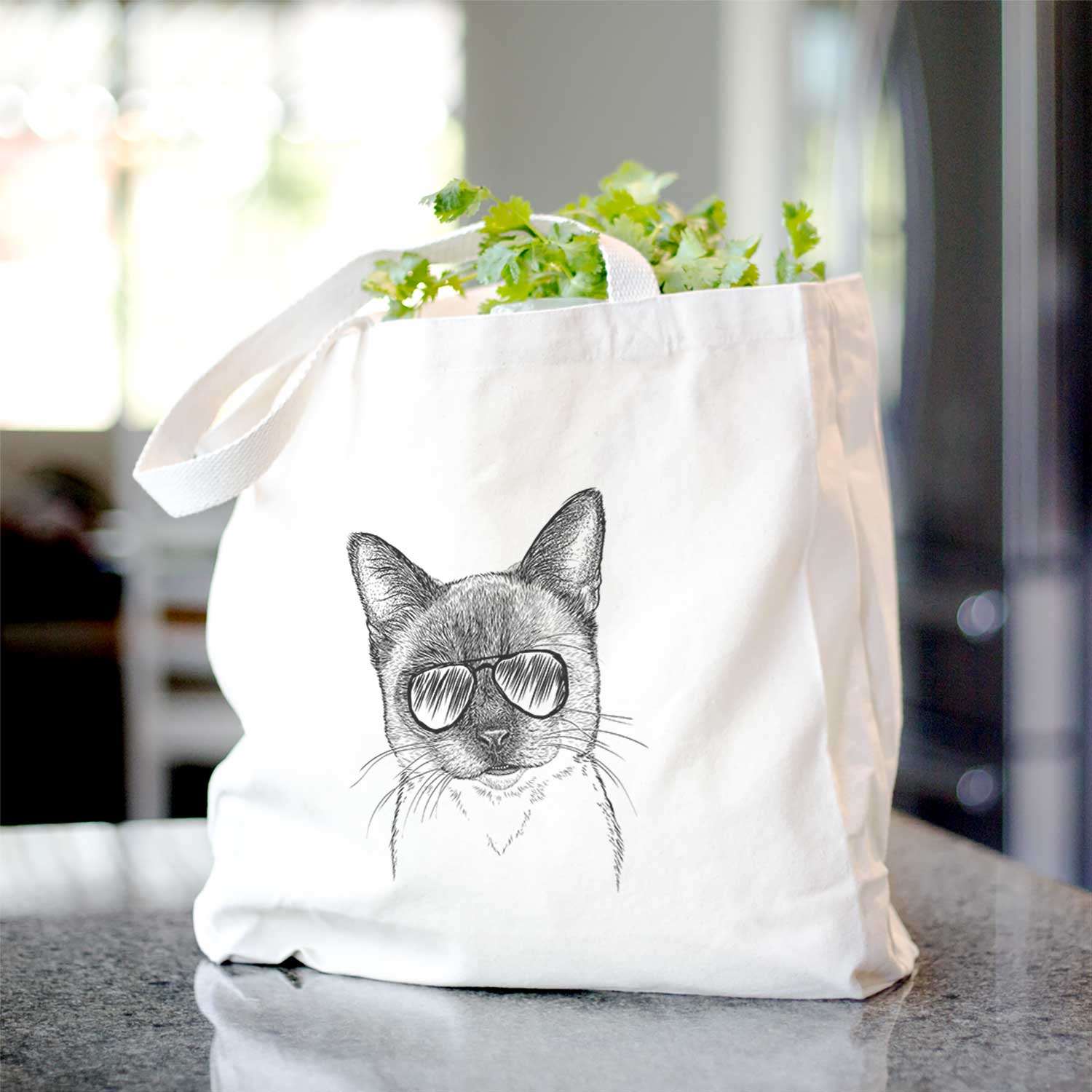 Hoggle the Siamese Cat - Tote Bag