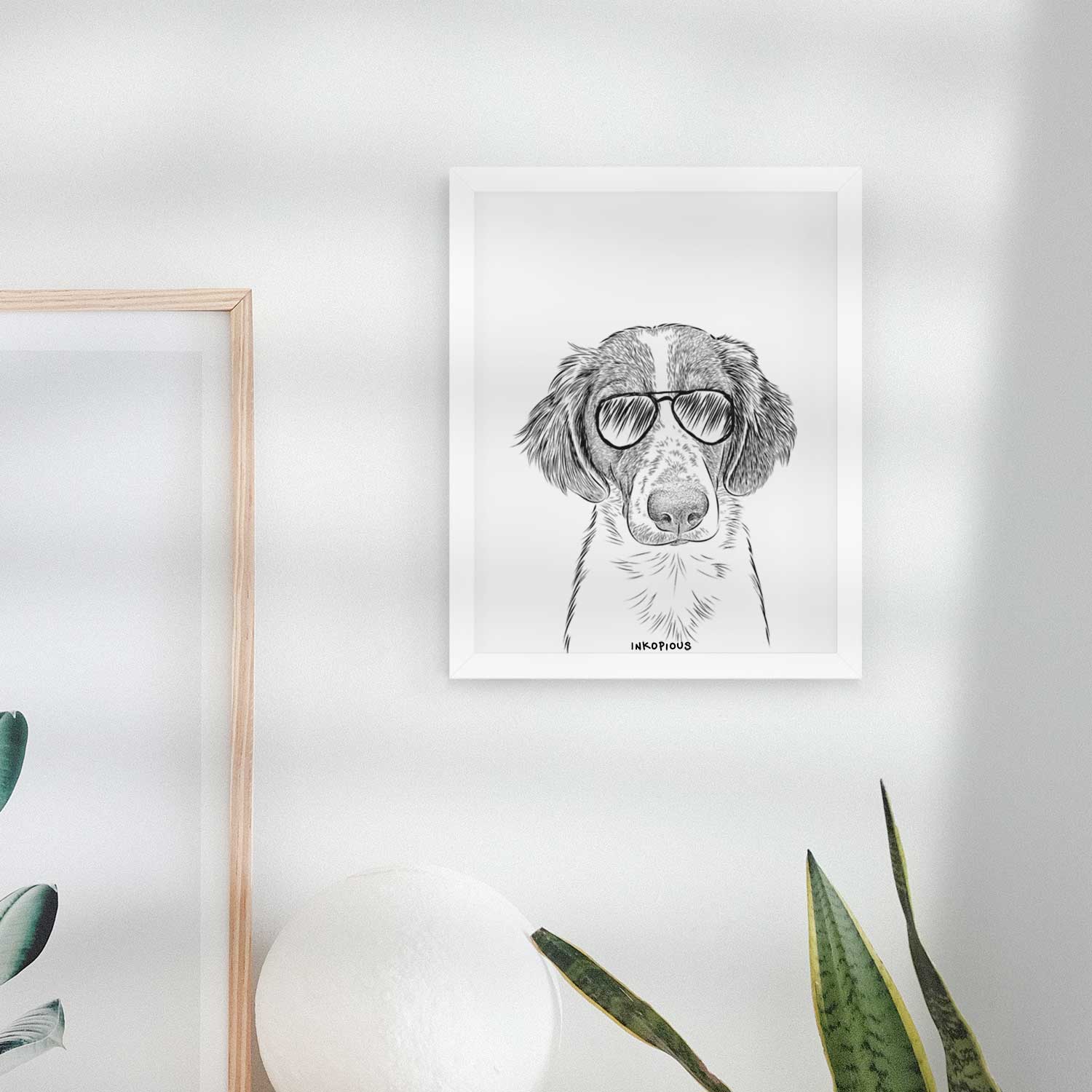 Holly the Brittany Spaniel Art Print