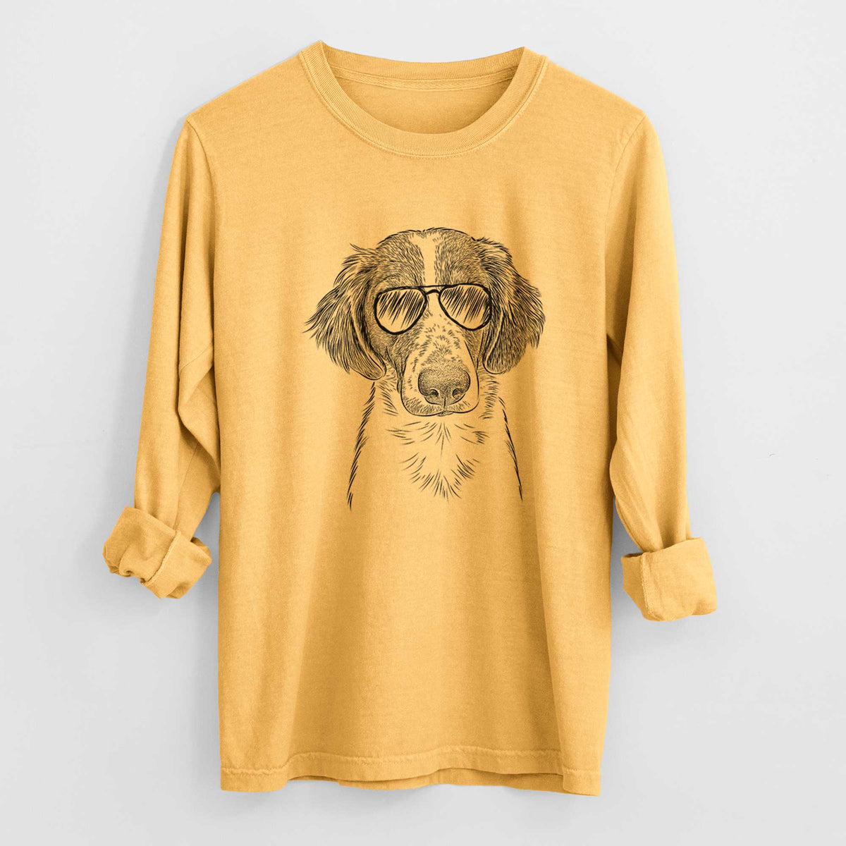 Aviators Holly the Brittany Spaniel - Heavyweight 100% Cotton Long Sleeve
