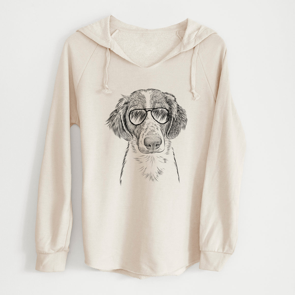 Aviator Holly the Brittany Spaniel - Cali Wave Hooded Sweatshirt