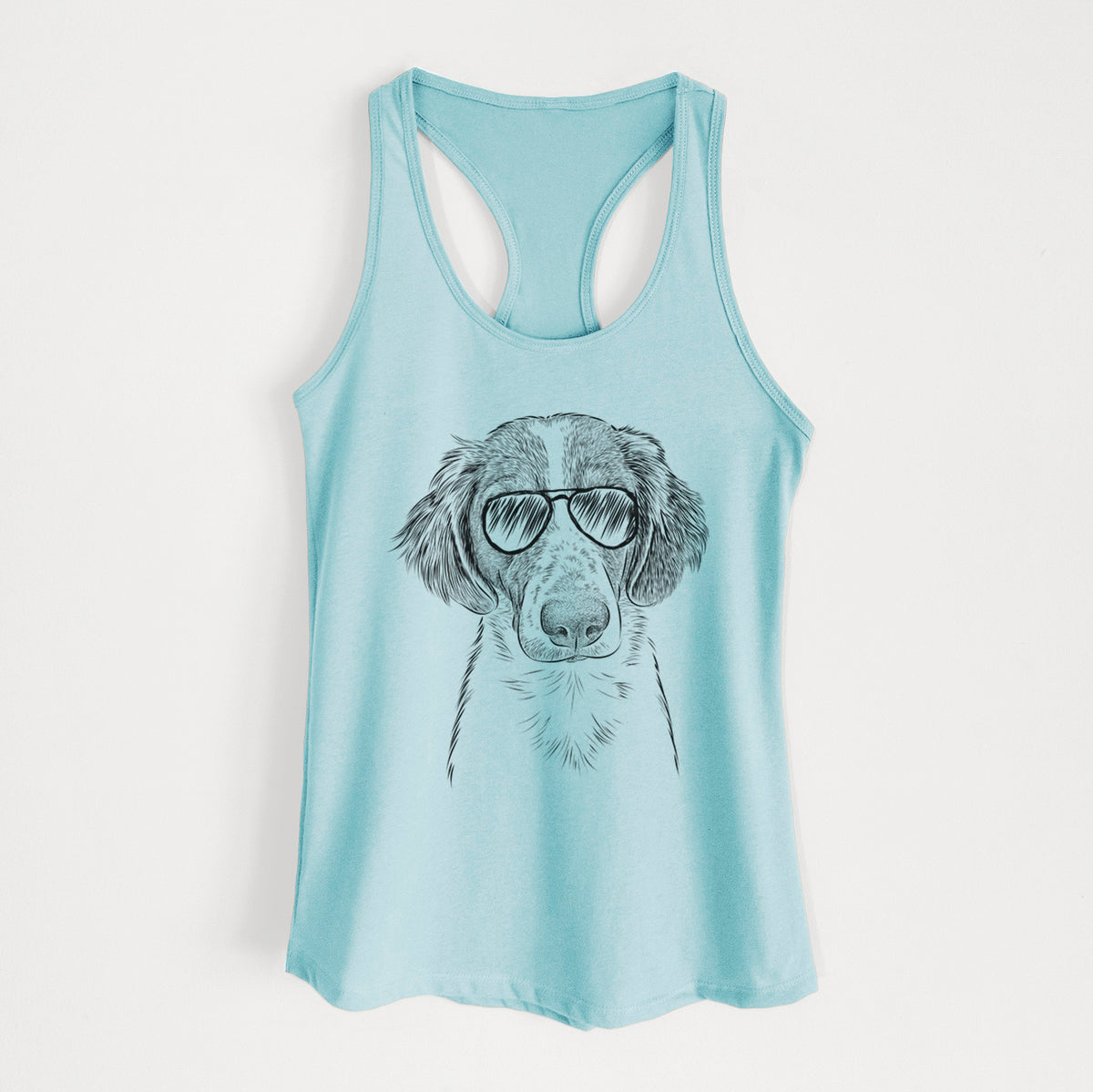 Holly the Brittany Spaniel - Women's Racerback Tanktop
