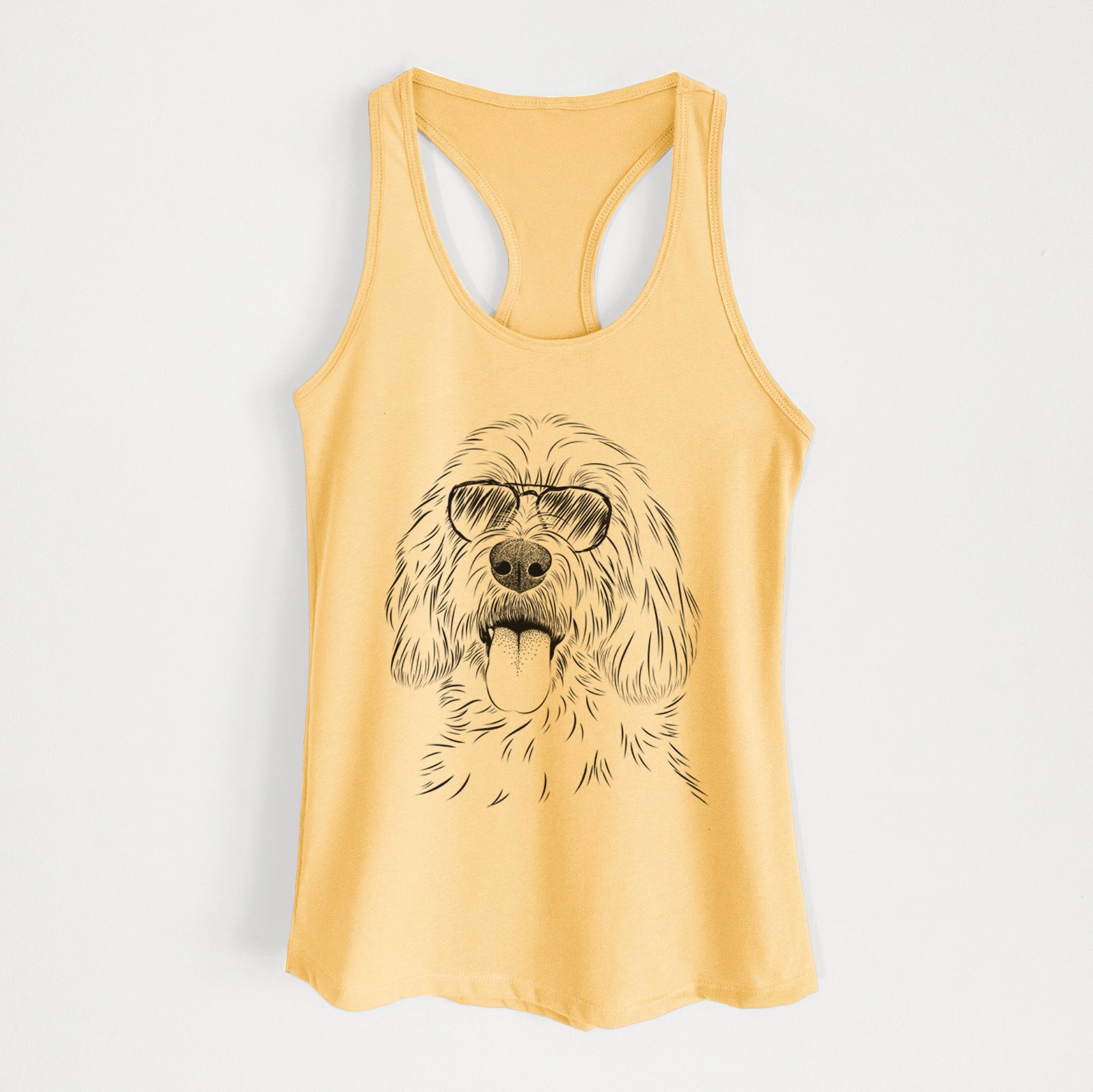Homer the Grand Basset Griffon Vendeen - Women's Racerback Tanktop