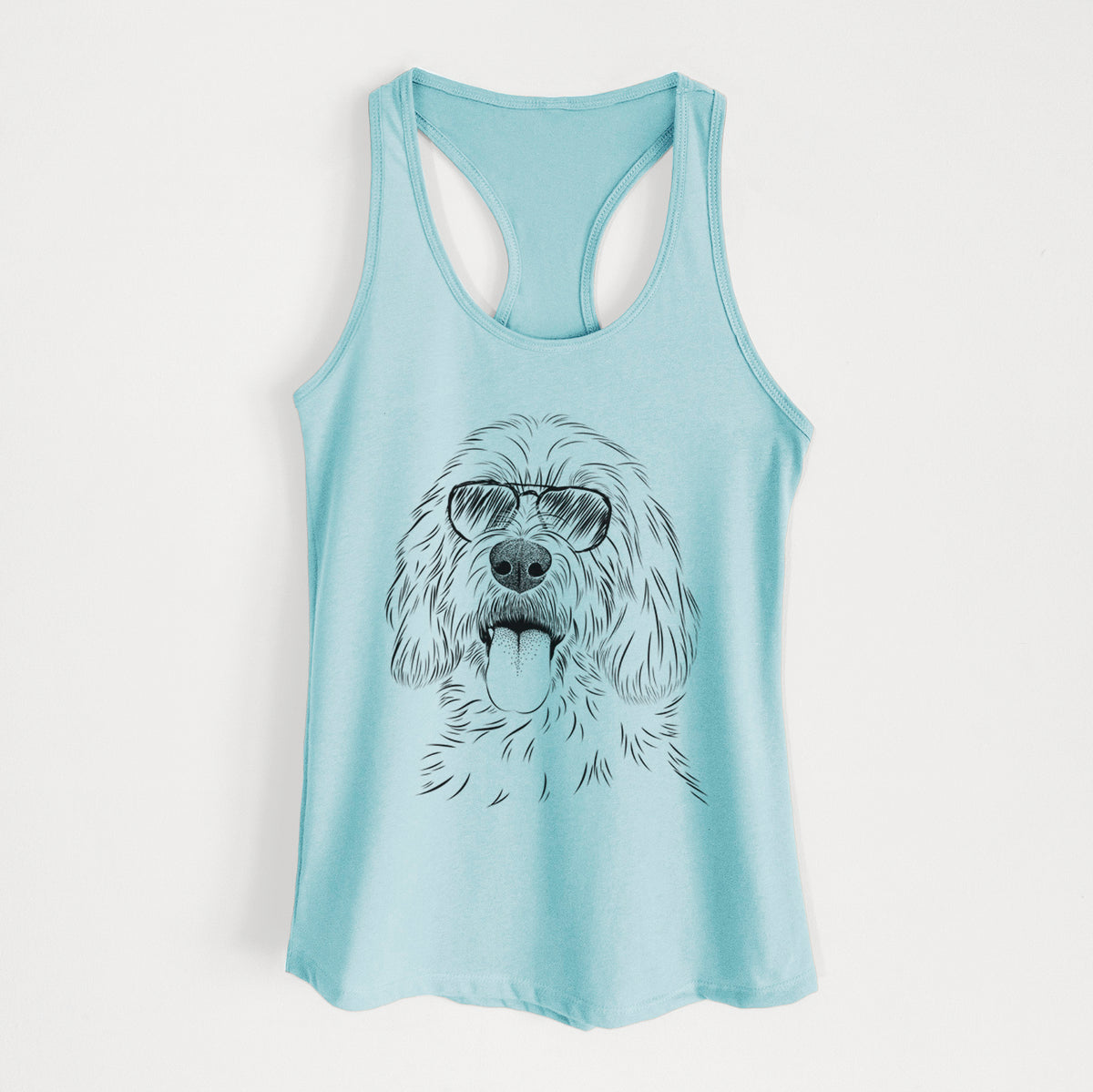 Homer the Grand Basset Griffon Vendeen - Women's Racerback Tanktop