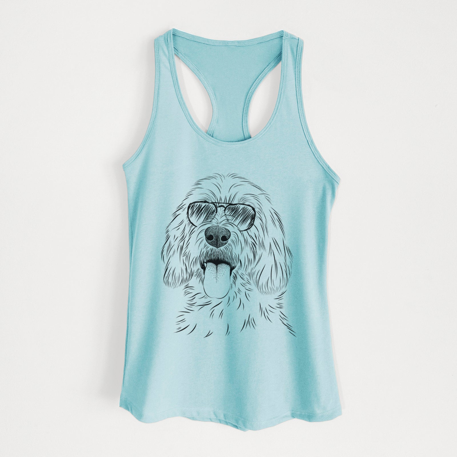 Homer the Grand Basset Griffon Vendeen - Women's Racerback Tanktop