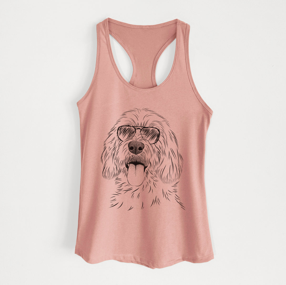 Homer the Grand Basset Griffon Vendeen - Women's Racerback Tanktop