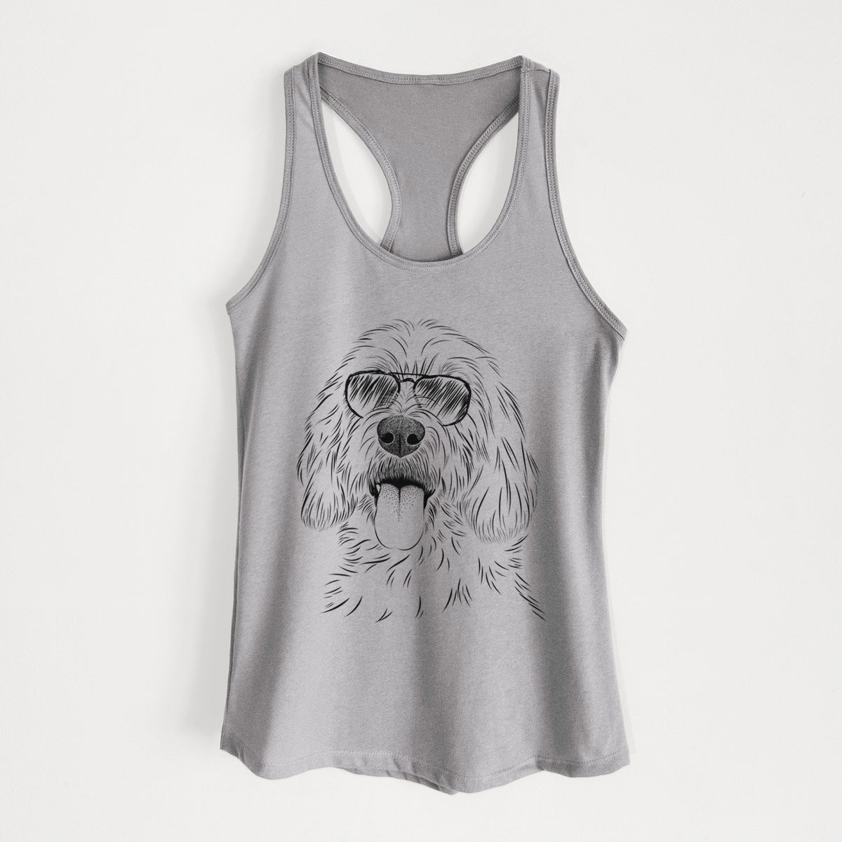 Homer the Grand Basset Griffon Vendeen - Women's Racerback Tanktop