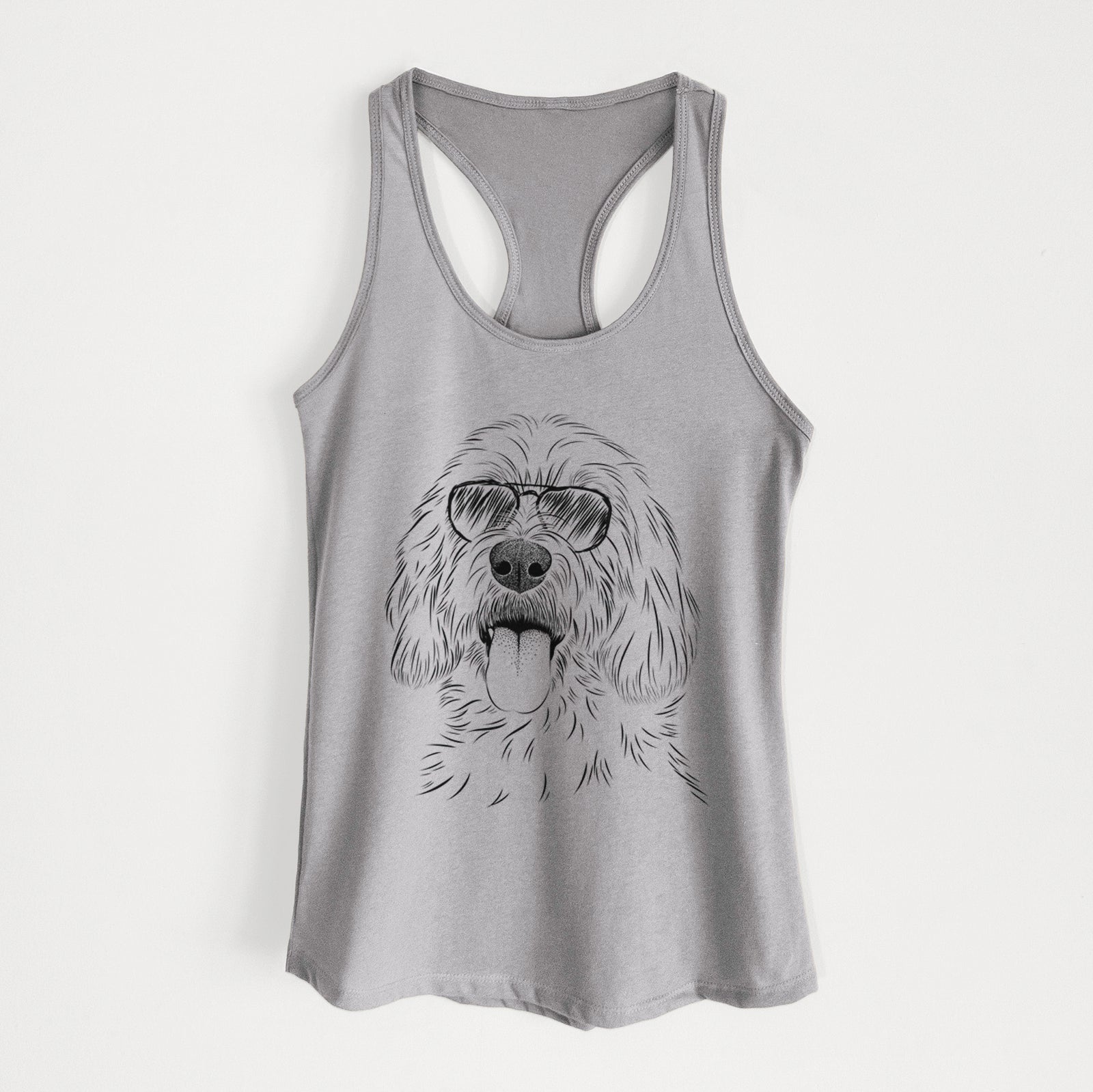 Homer the Grand Basset Griffon Vendeen - Women's Racerback Tanktop