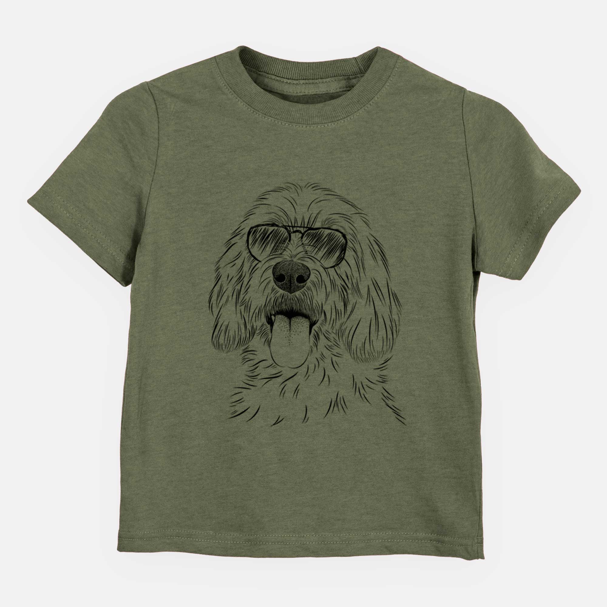 Aviator Homer the Grand Basset Griffon Vendeen - Kids/Youth/Toddler Shirt