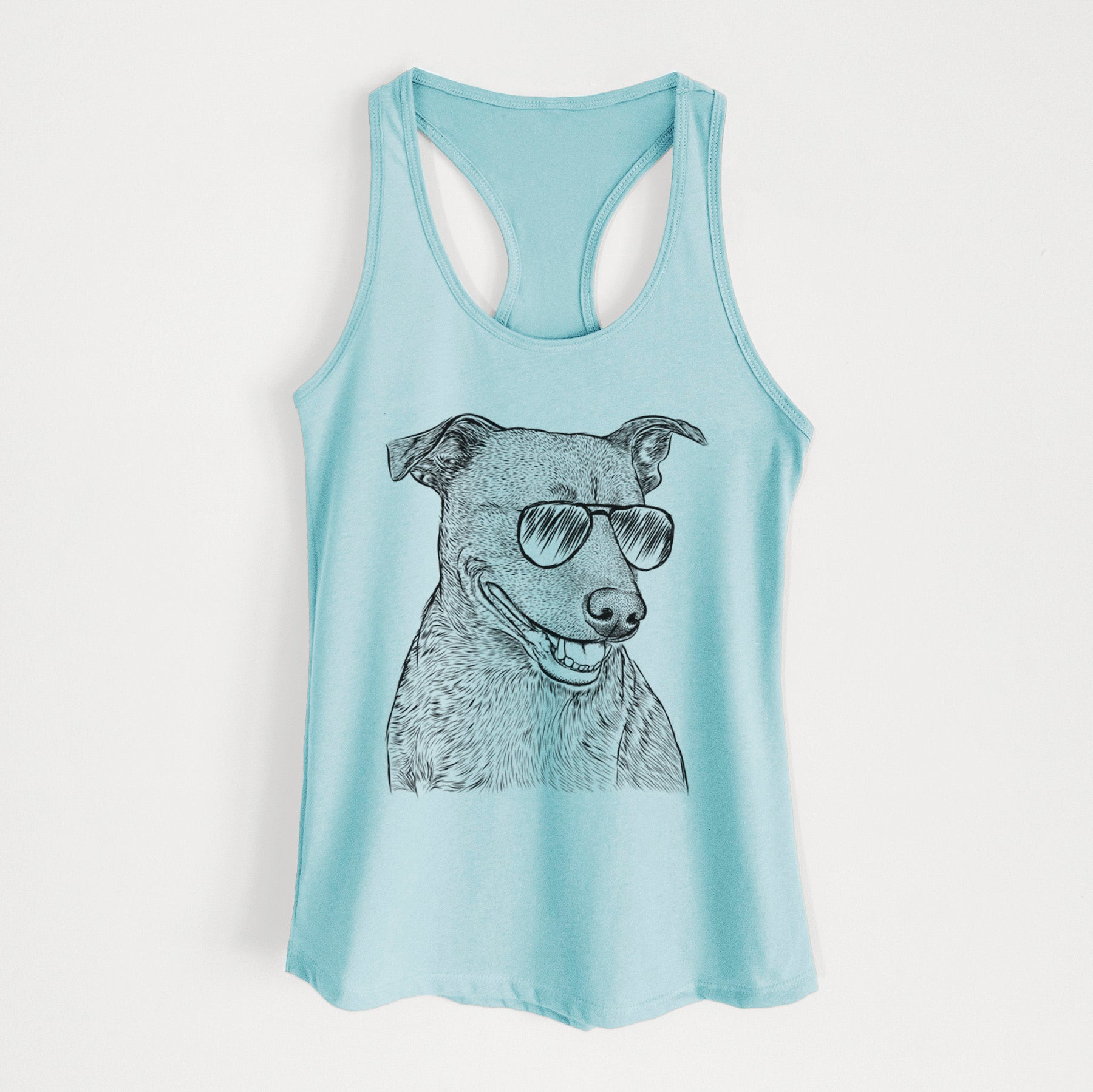 Honey the Lab Pit Mix - Women's Racerback Tanktop