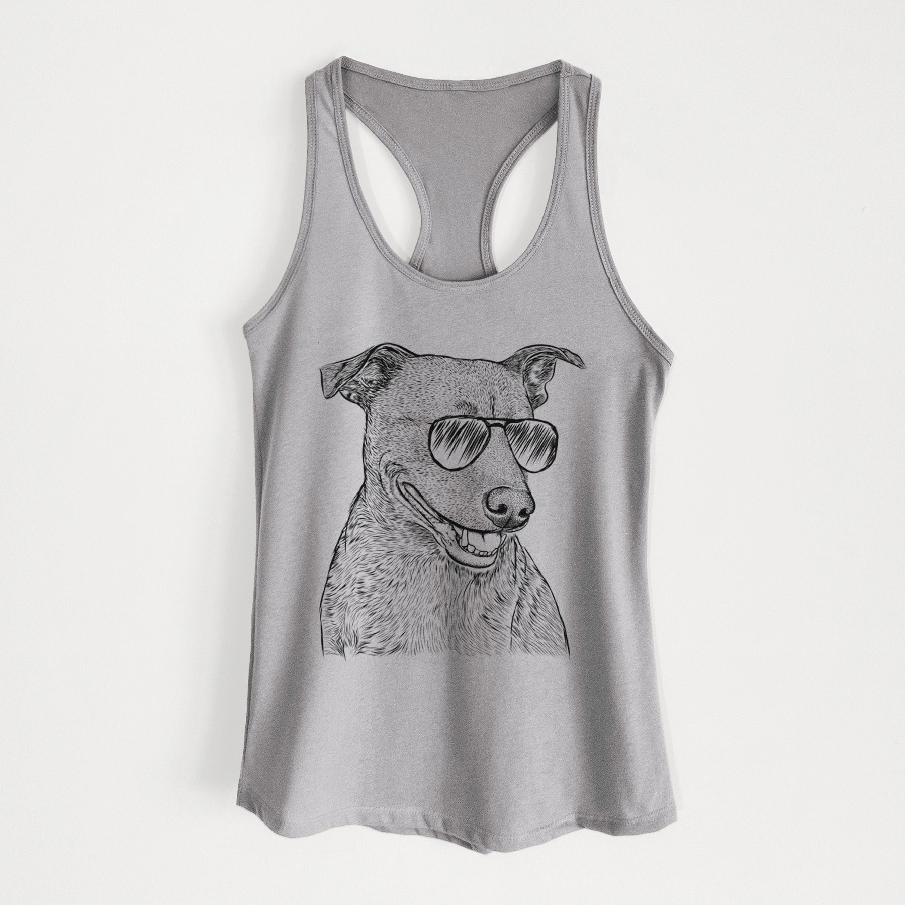 Honey the Lab Pit Mix - Women's Racerback Tanktop