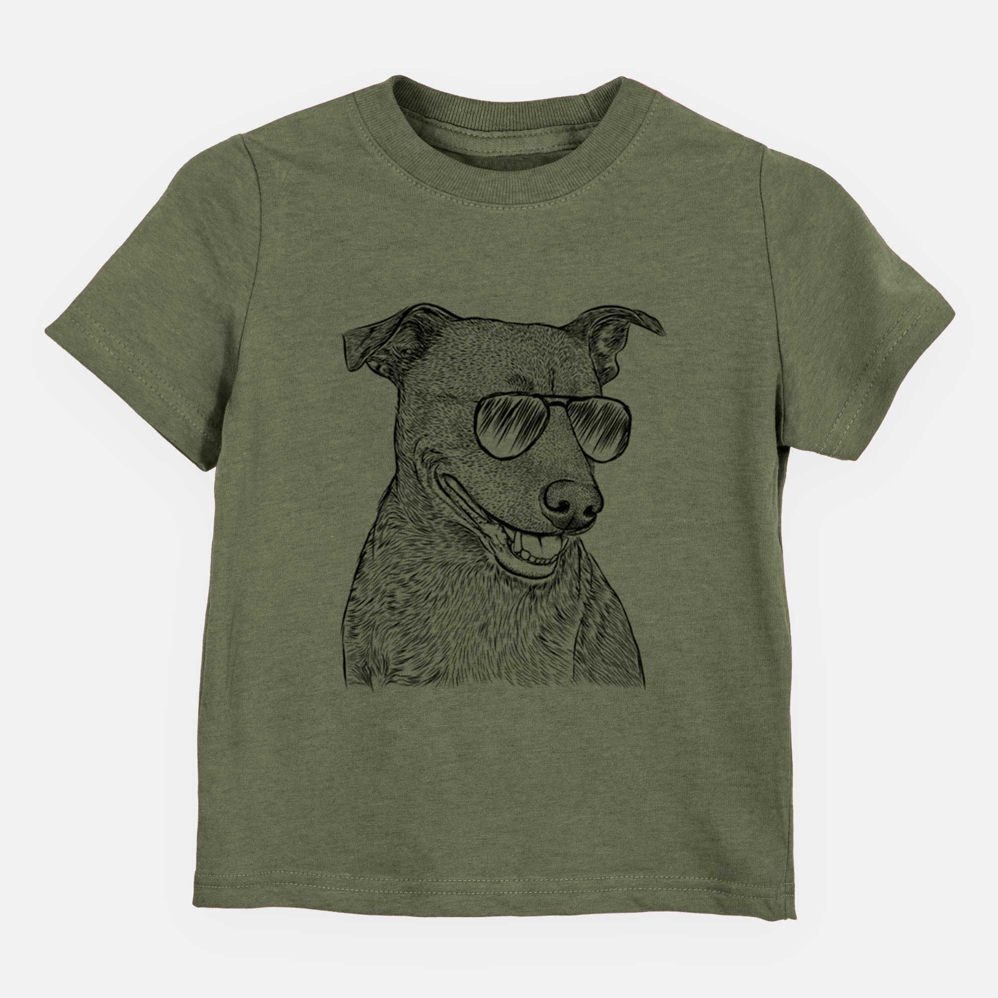 Aviator Honey the Lab Pit Mix - Kids/Youth/Toddler Shirt