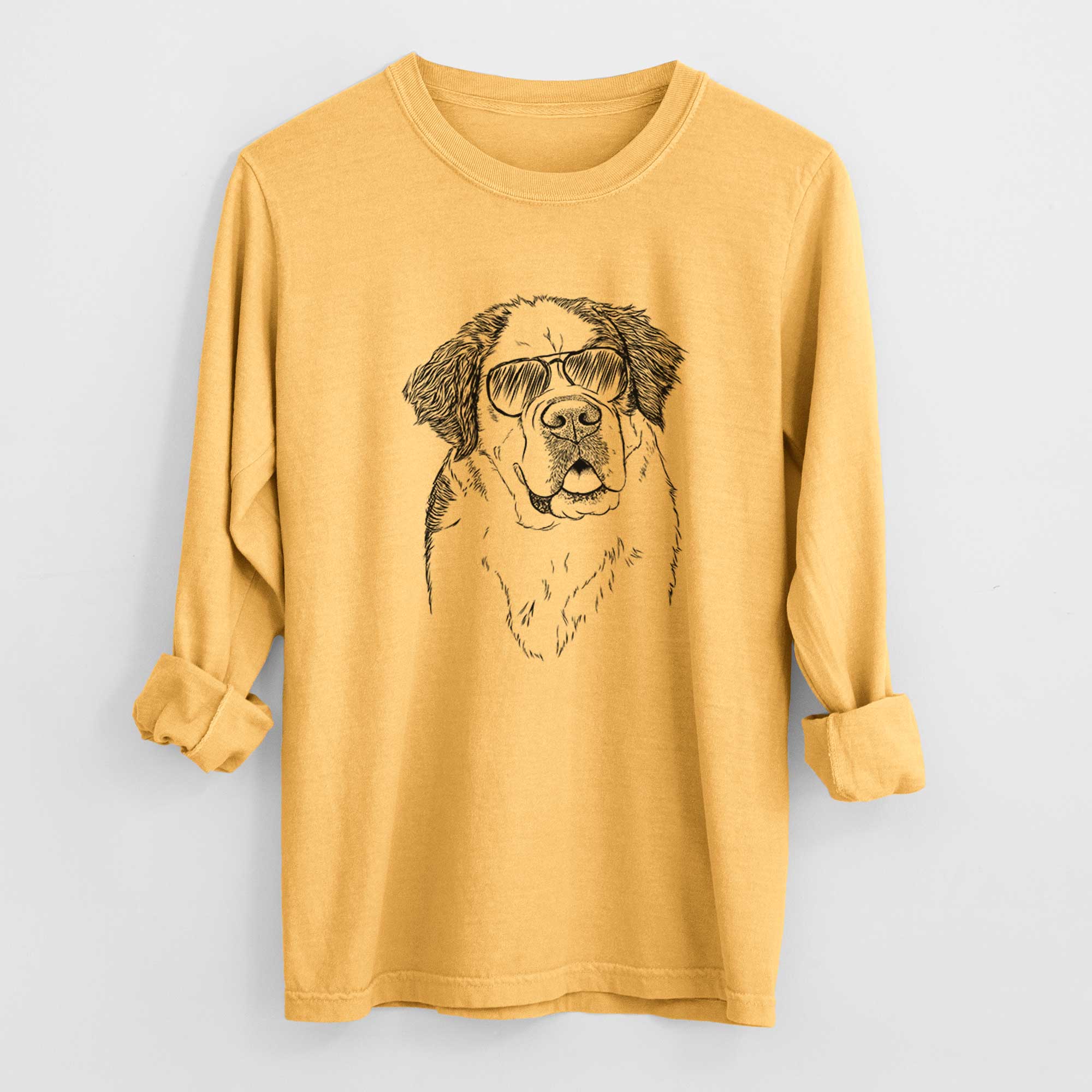 Aviators Hook the Saint Bernard - Heavyweight 100% Cotton Long Sleeve