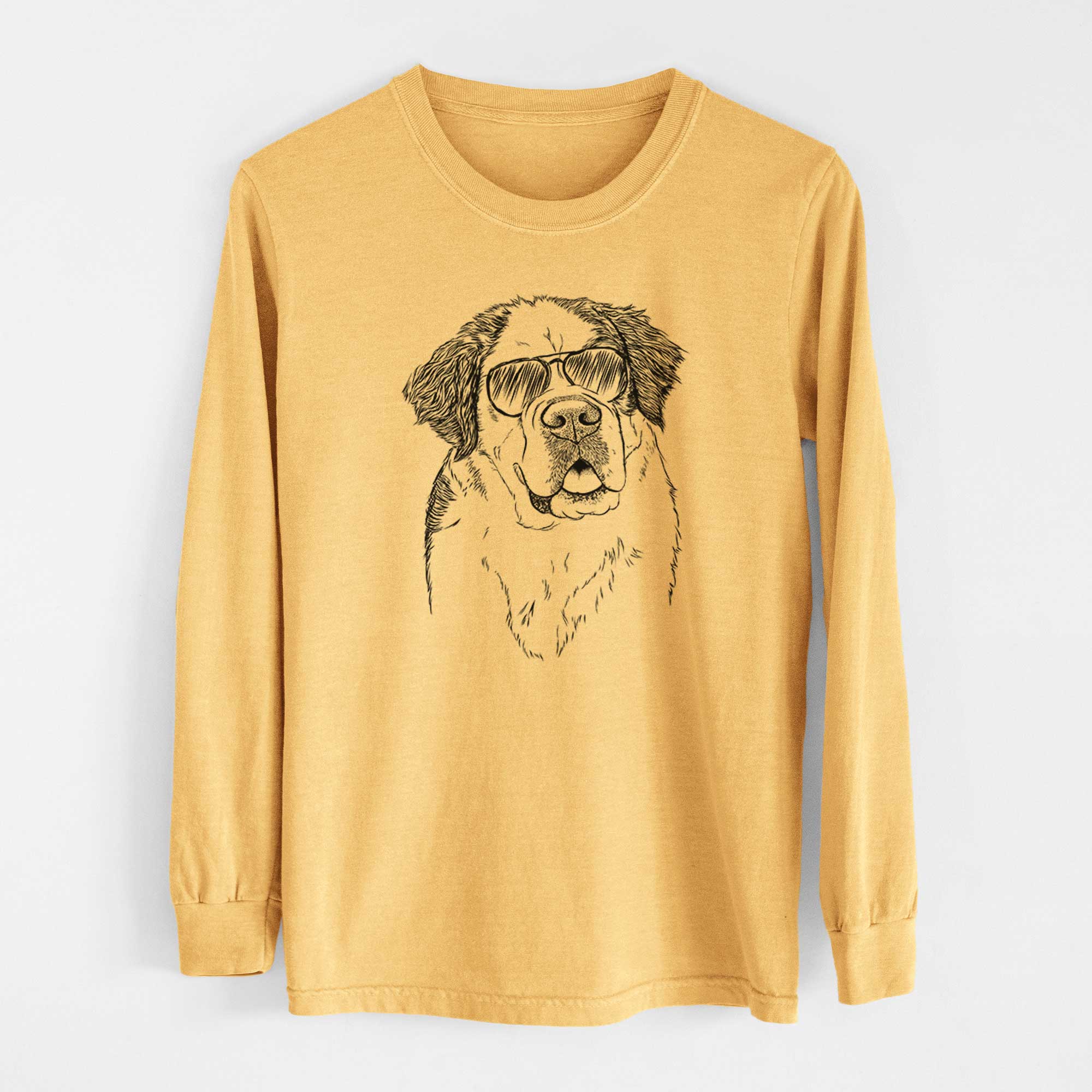 Aviators Hook the Saint Bernard - Heavyweight 100% Cotton Long Sleeve